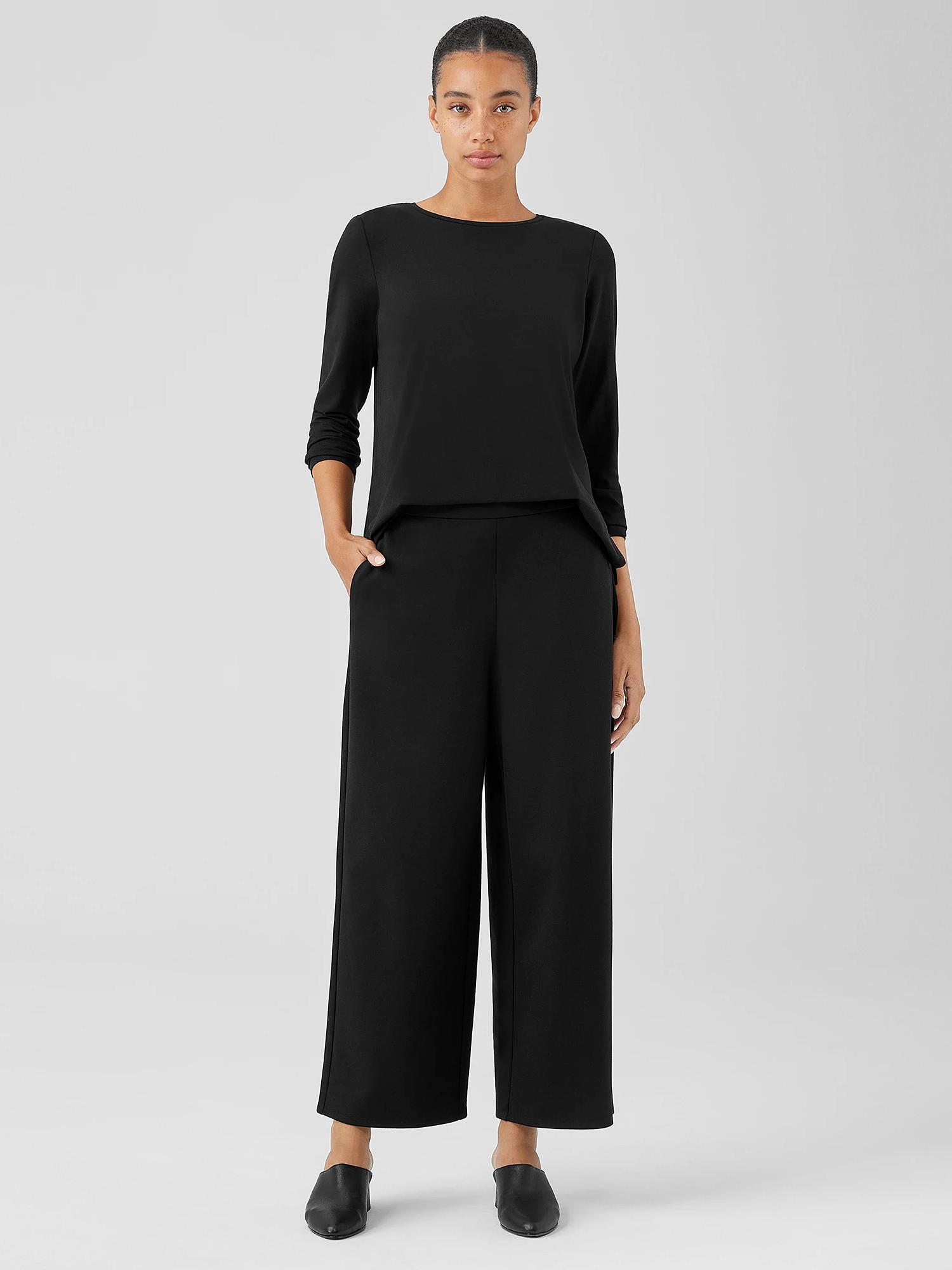 Washable Flex Ponte Wide-Leg Pant Product Image
