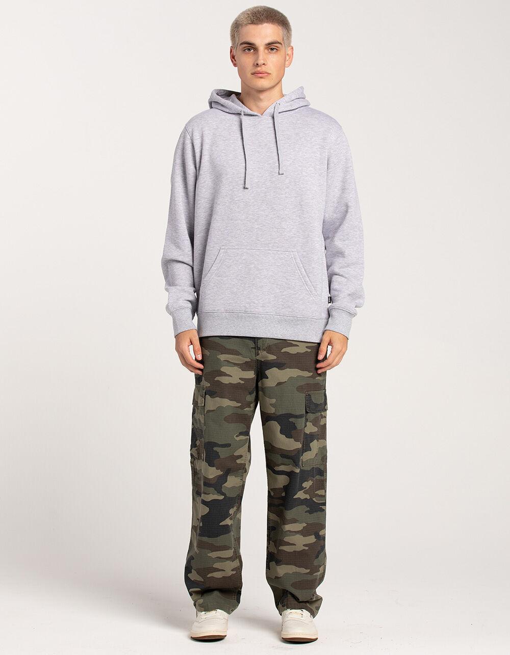 RSQ Mens Pullover Fleece Hoodie - HEATHER GRAY Product Image
