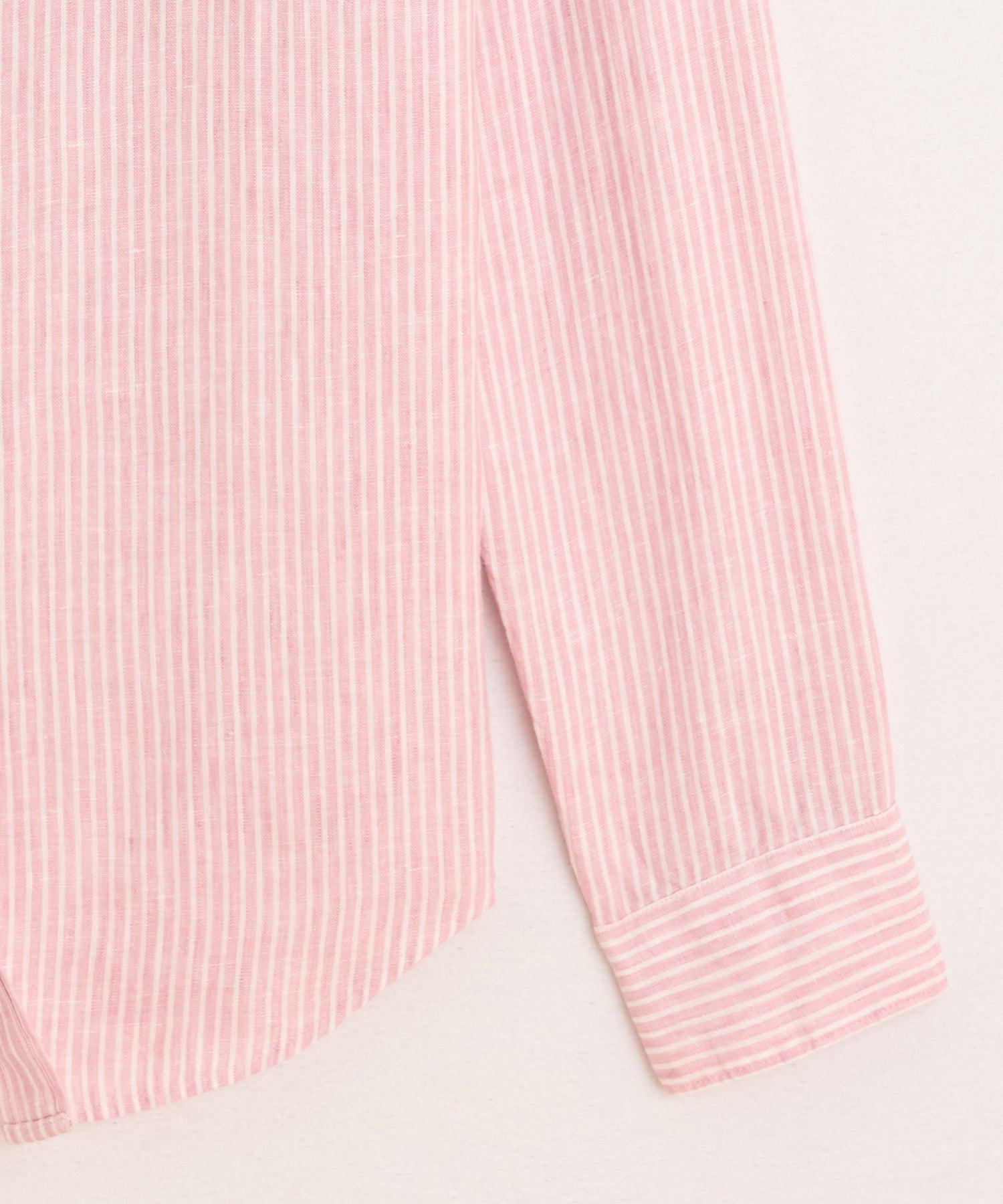Sea Soft Irish Linen Point Collar Shirt Product Image