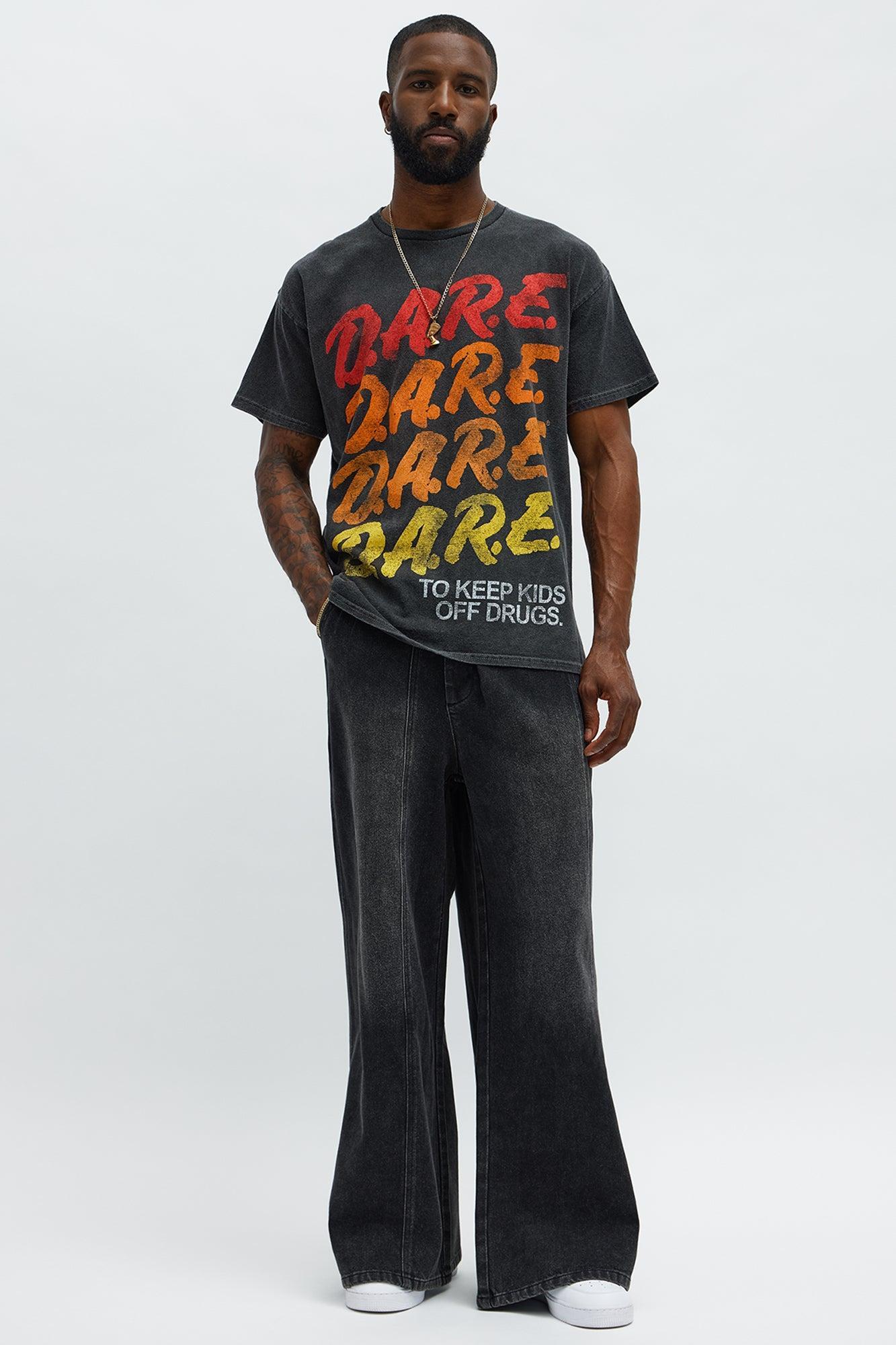 Baggy Crossover Come Again Jeans - Black Wash Male Product Image