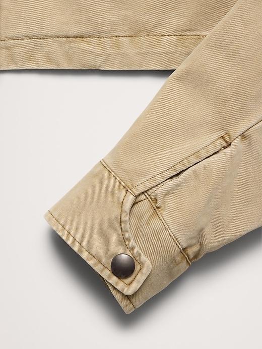 Ultra-Cropped Cotton Jacket Product Image