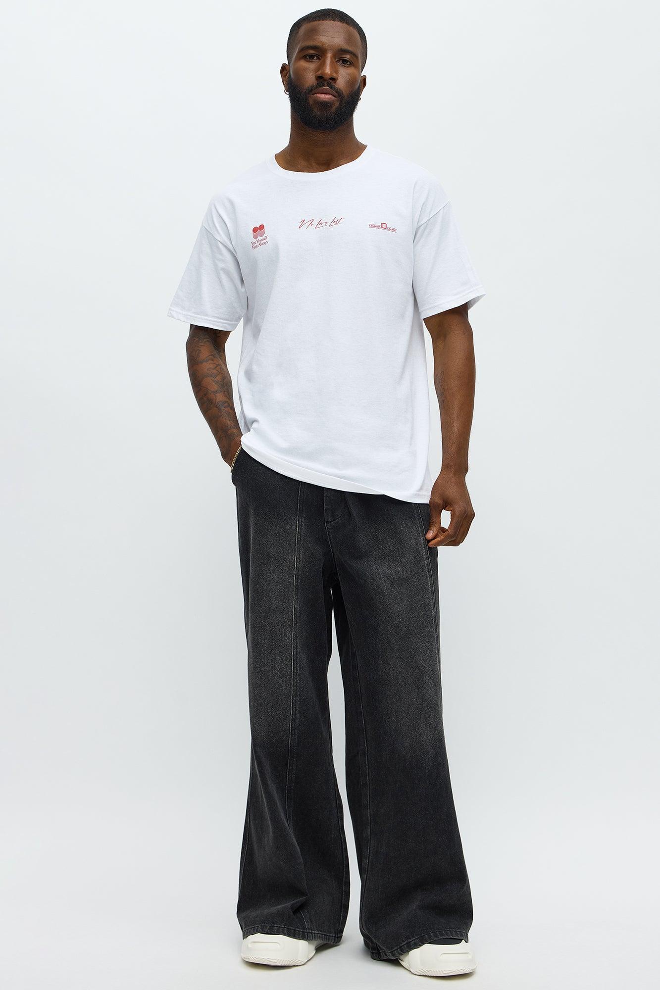 Burning Bridges No Love Short Sleeve Tee - White Product Image