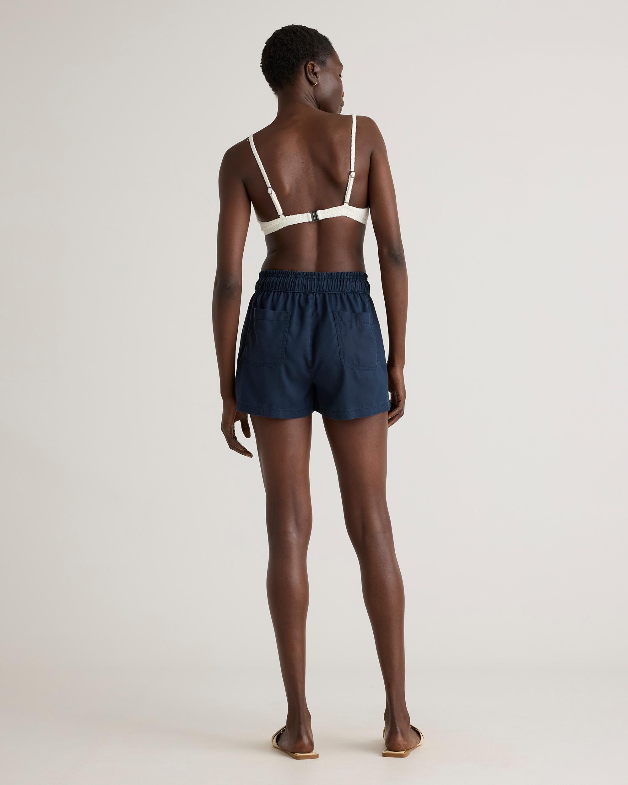 Quince | Women's Vintage Wash Tencel Utility Shorts Size XL Product Image
