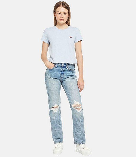 Levi's® 501® Original Straight Leg 5 Pocket Jeans Product Image