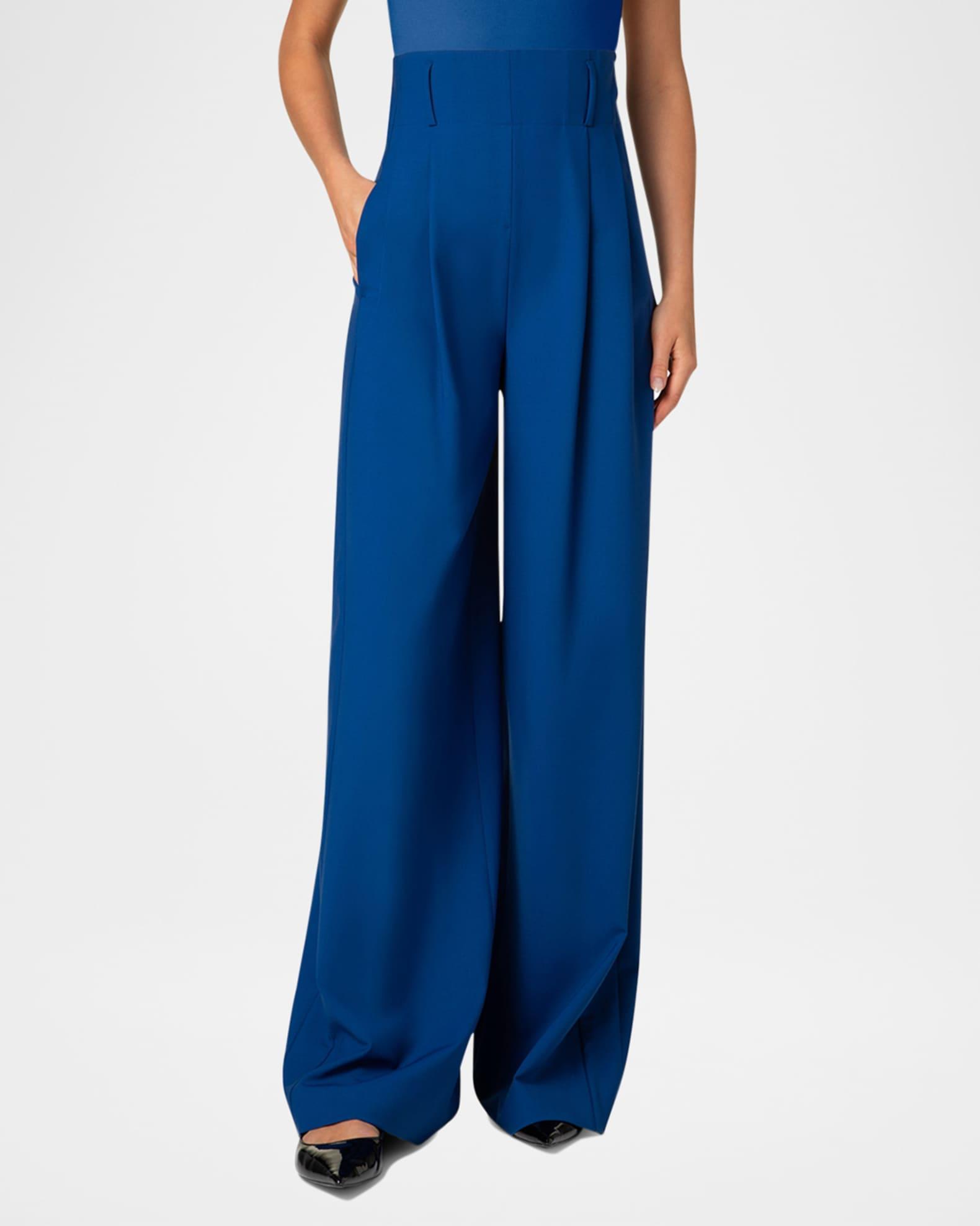 Florina Wide Leg Cool Wool Pants Product Image