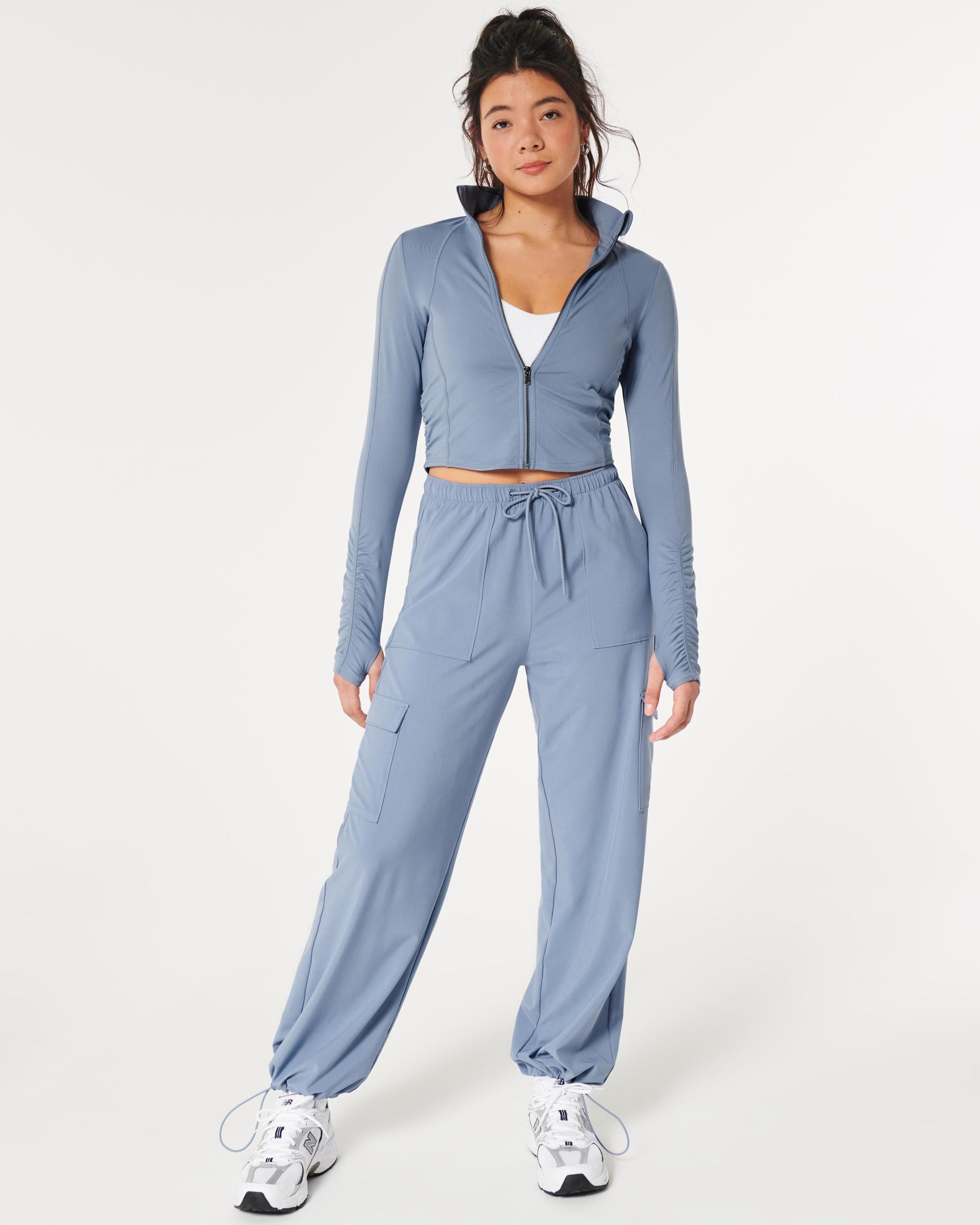 Gilly Hicks Active Recharge Crop Zip-Up Jacket Product Image