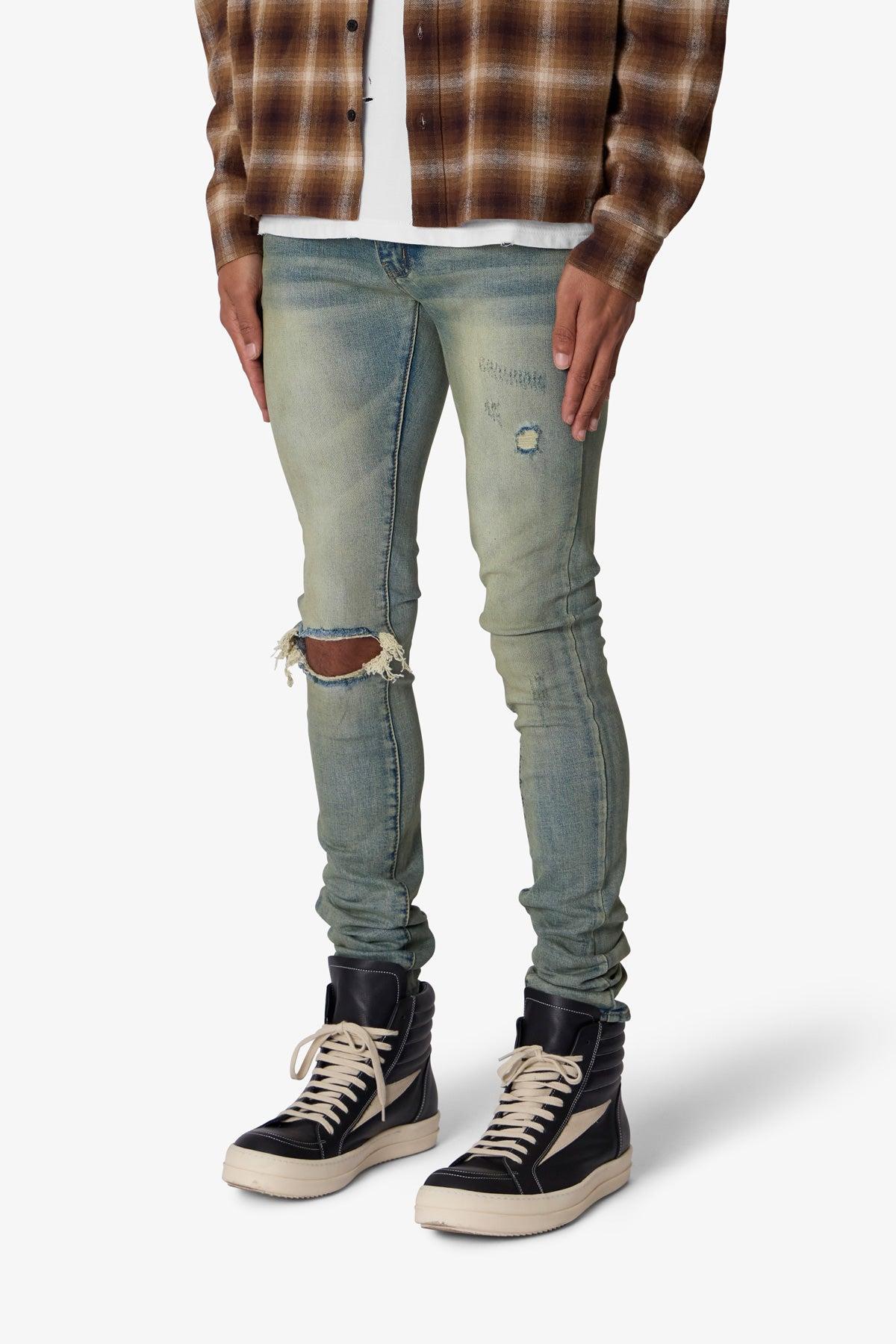 X721 Dusted Skinny Denim - 4th Day Sun Washed Blue Product Image