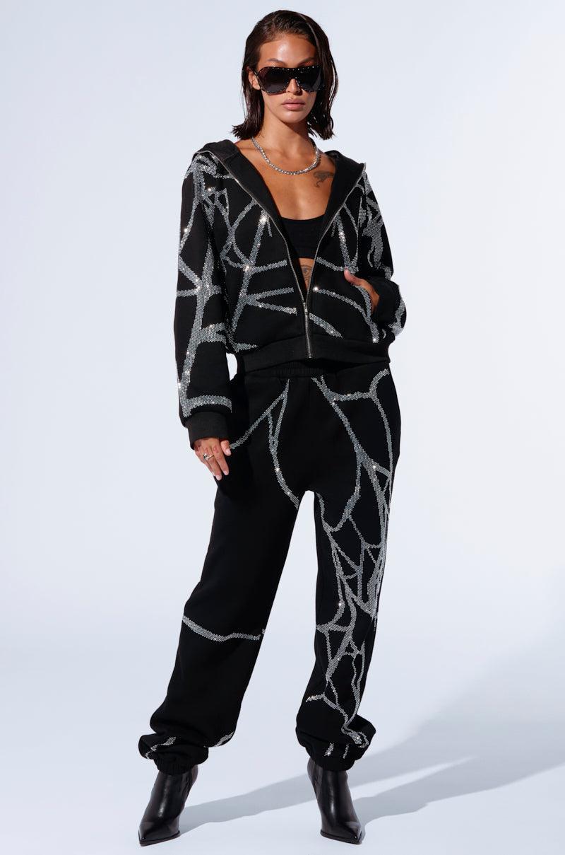 SPIDER SEQUIN DETAIL JOGGER Product Image