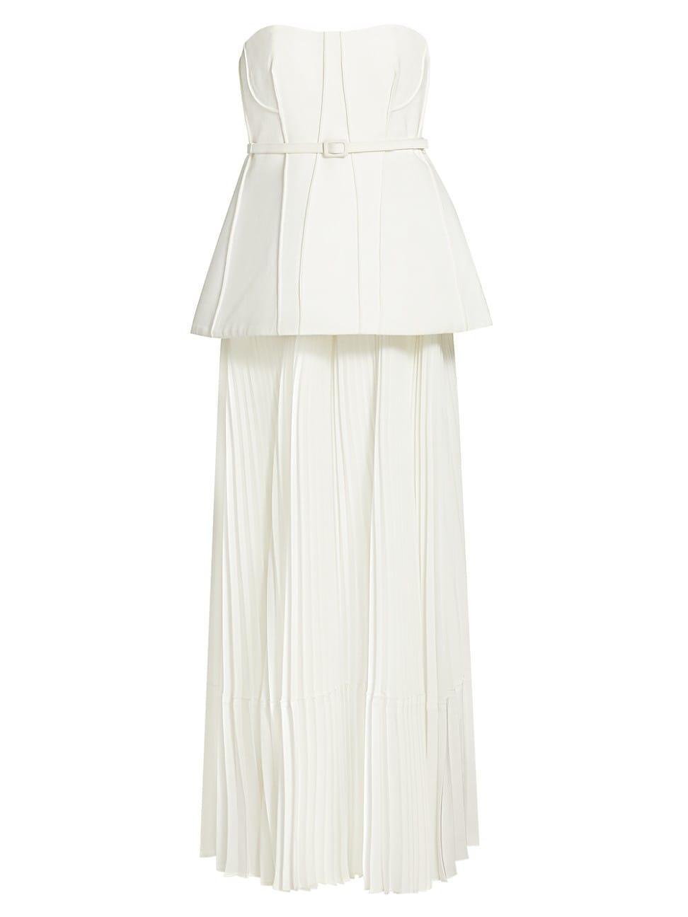 Womens Prisca Belted Bustier Maxi Dress Product Image