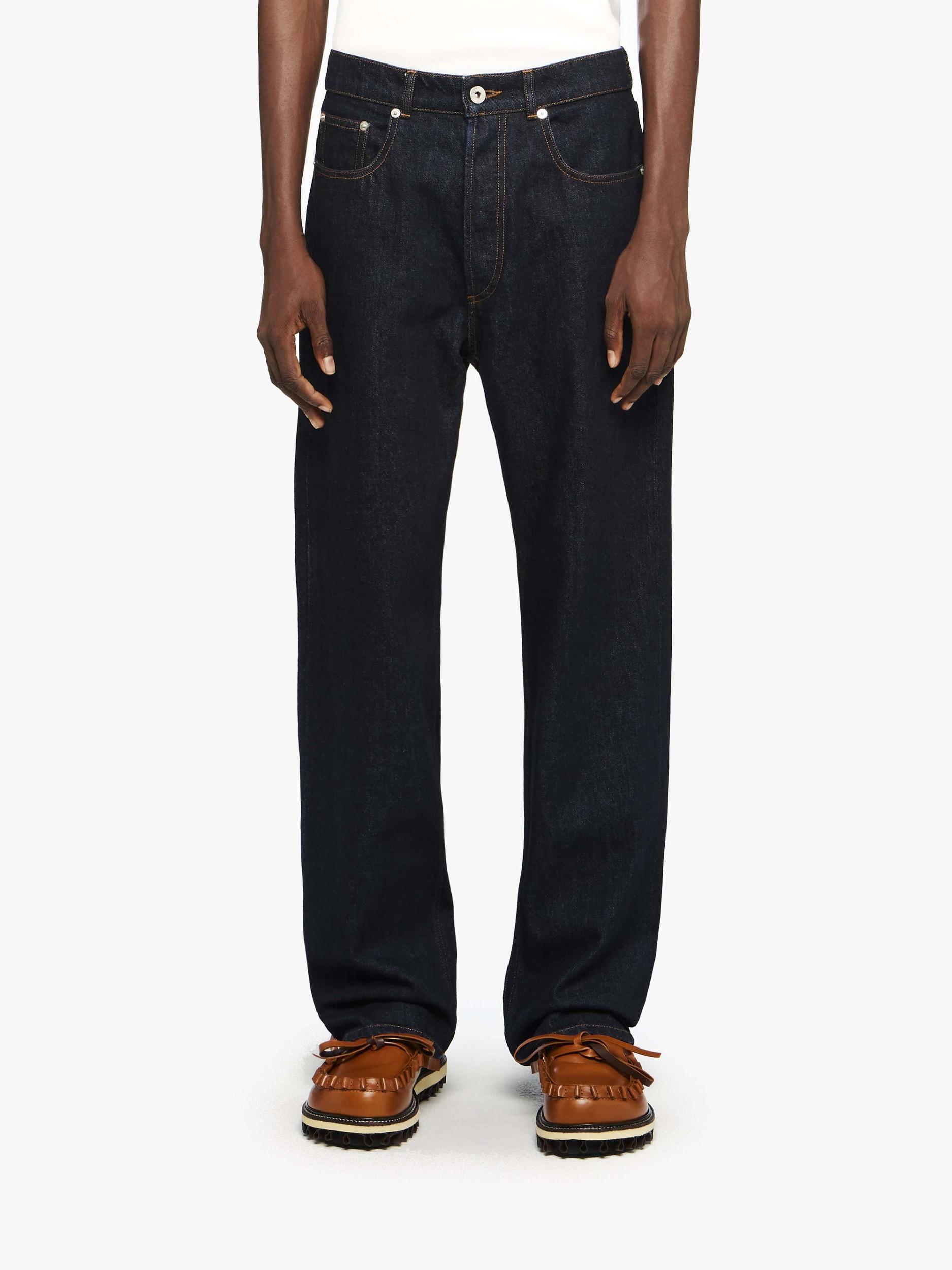 STRAIGHT LEG DENIM JEANS Product Image
