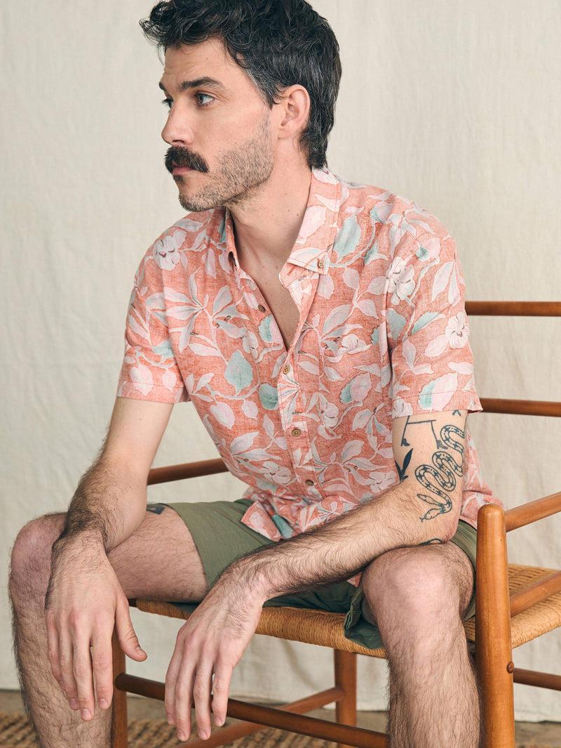 Short-Sleeve Breeze Shirt - Ginger Floral Product Image