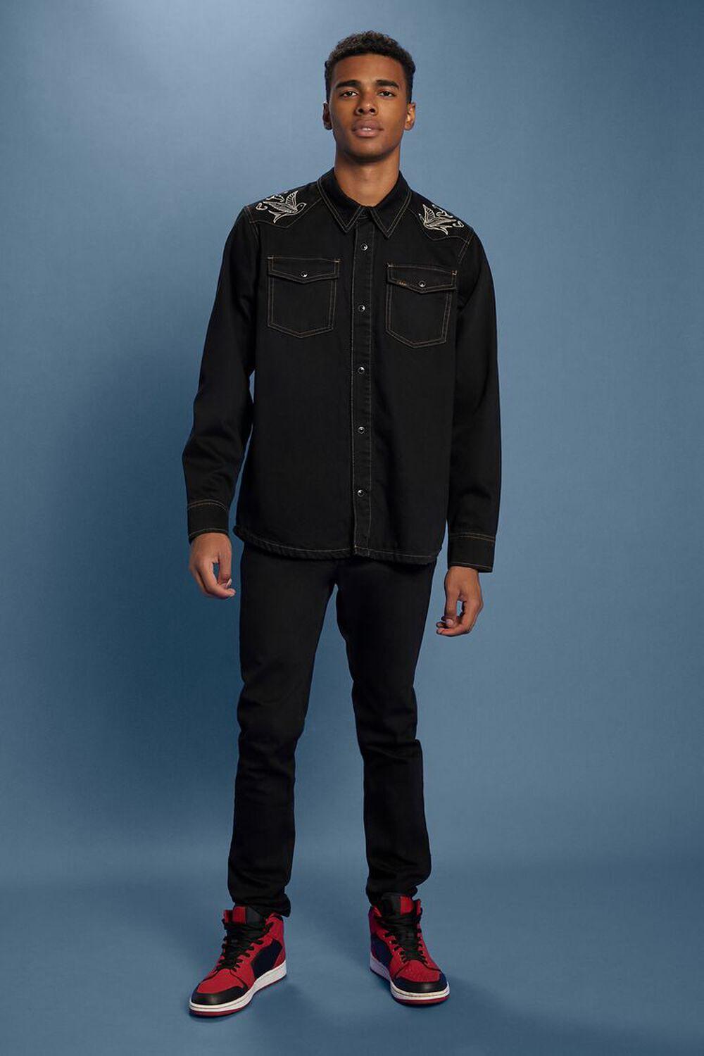 Lee Western Embroidered Shirt | Forever 21 Product Image