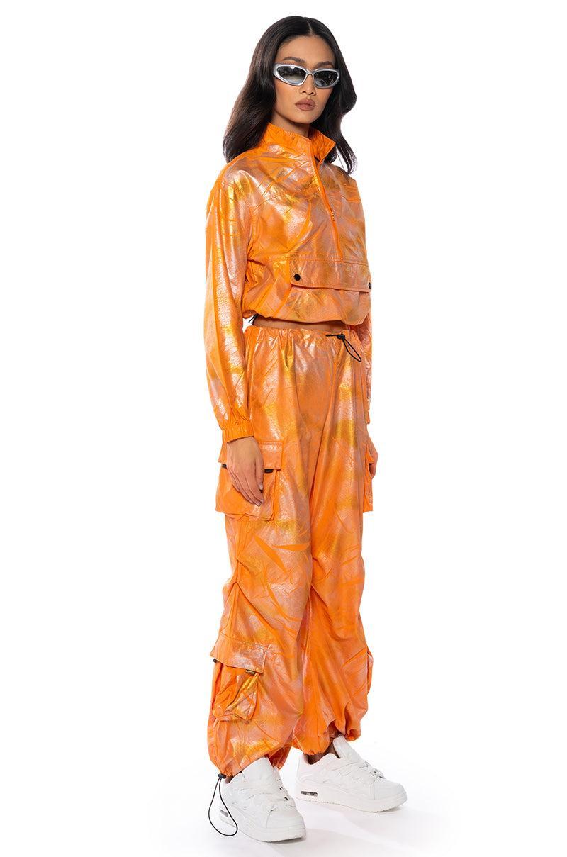 BRIGHT BRIGHT GILDED PARACHUTE PANTS Product Image