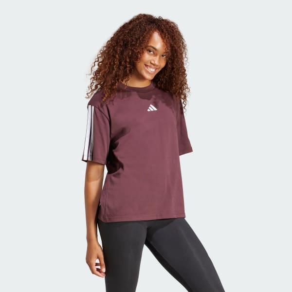 Essentials 3-Stripes Boyfriend Tee Product Image