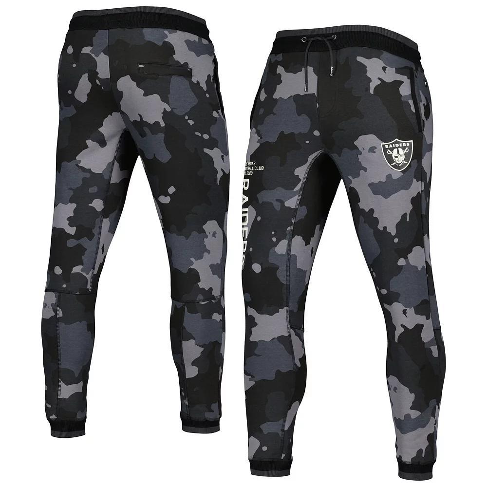 Unisex The Wild Collective Black Las Vegas Raiders Camo Jogger Pants, Men's, Size: 2XL, Lvr Black Product Image