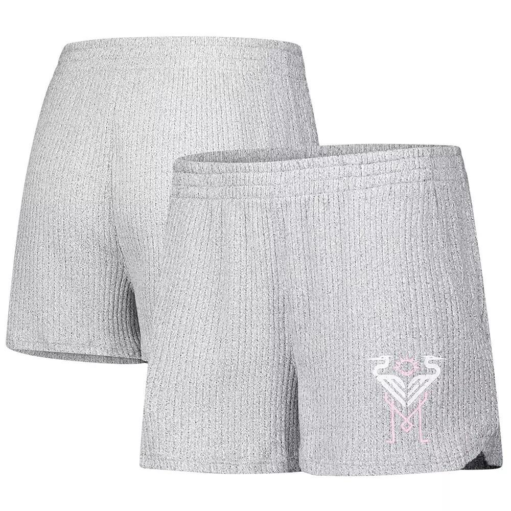 Women's Concepts Sport Gray Inter Miami CF Juniper Shorts, Size: Large, Mls Grey Product Image