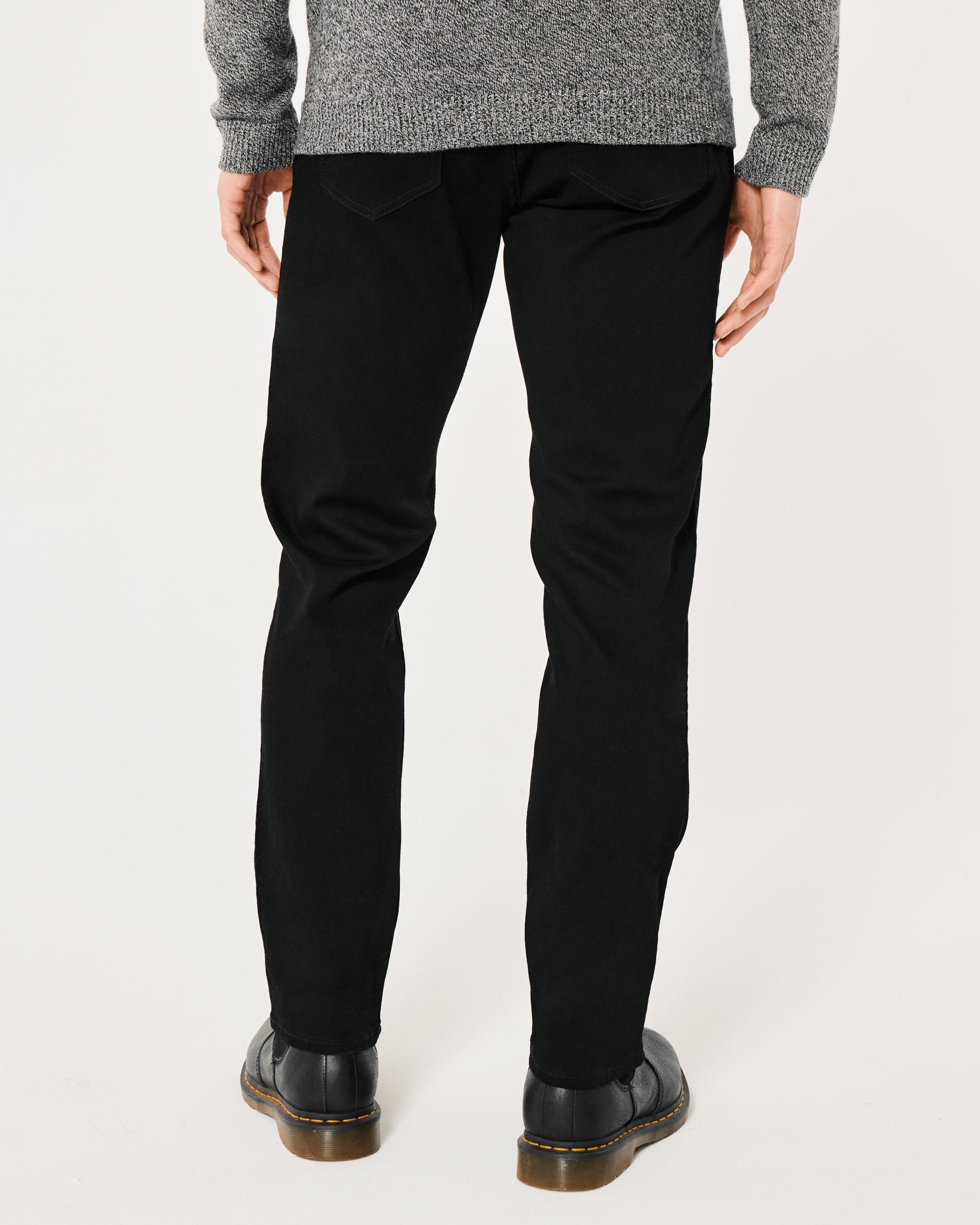 Light Wash Athletic Slim Straight Jeans Product Image