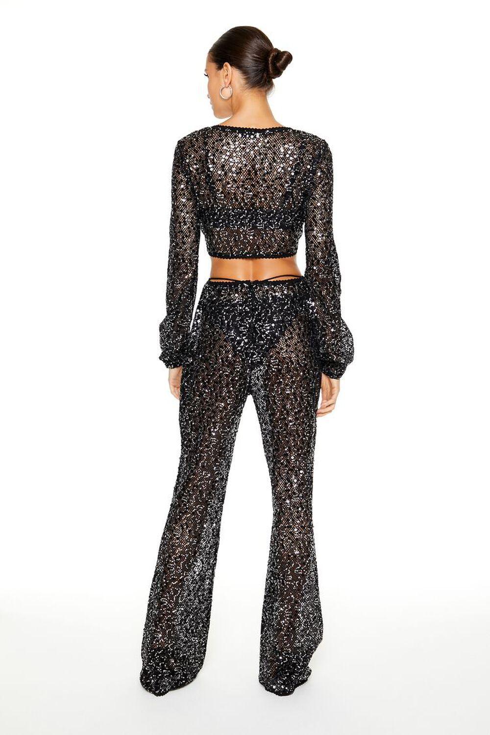 Sequin Crop Top & Pants Set | Forever 21 Product Image