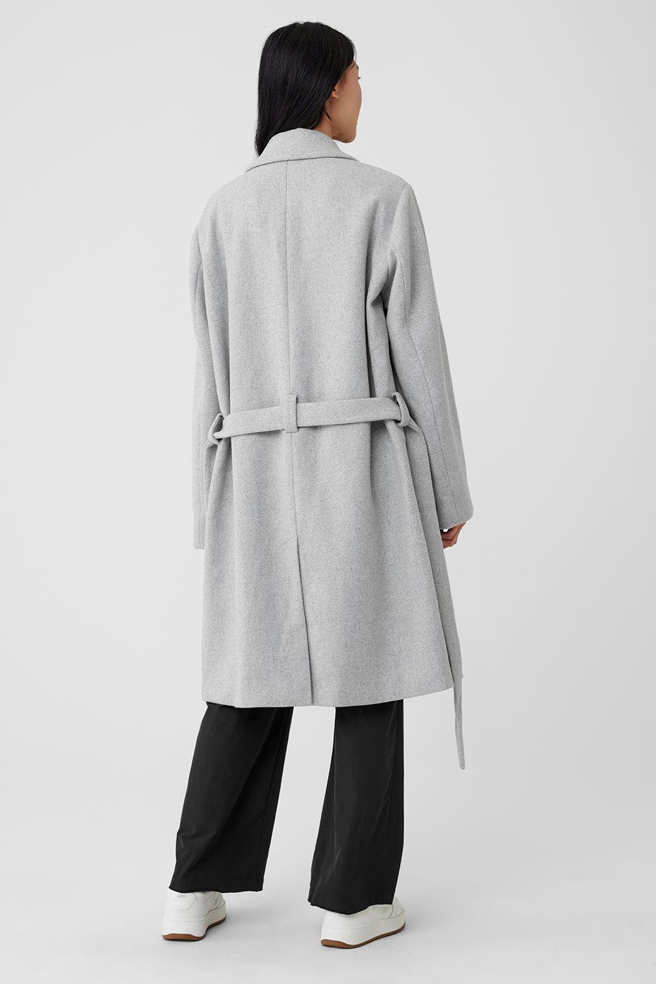 Wool Gameday Overcoat - Athletic Heather Grey Female Product Image