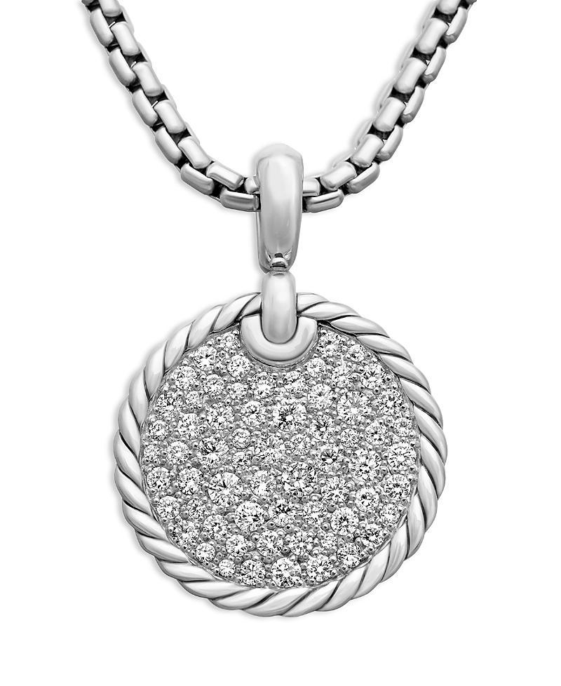 Womens DY Elements Disc Pendant With Pav Diamonds Product Image