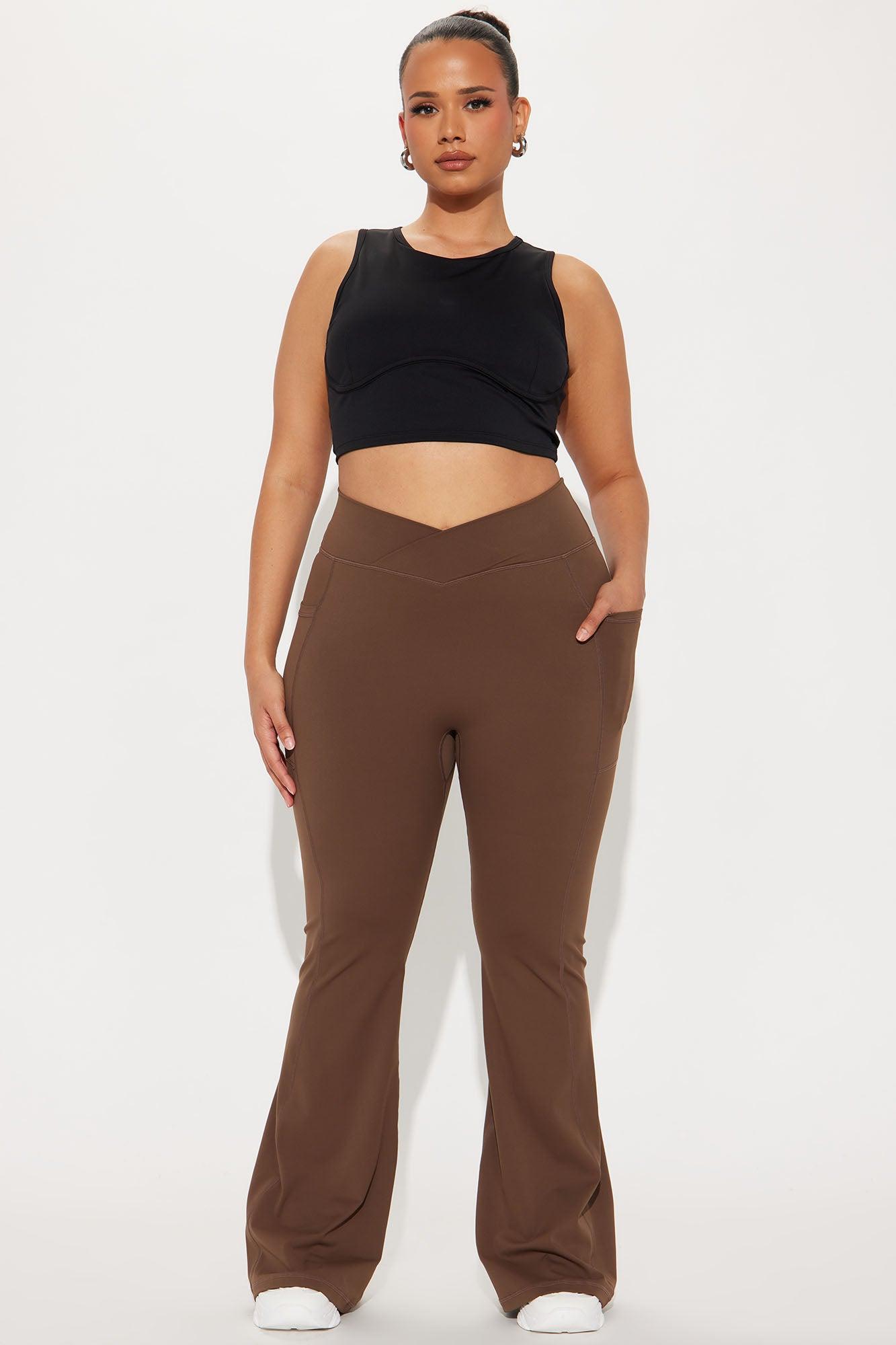 Amara Active Leggings - Chocolate Product Image