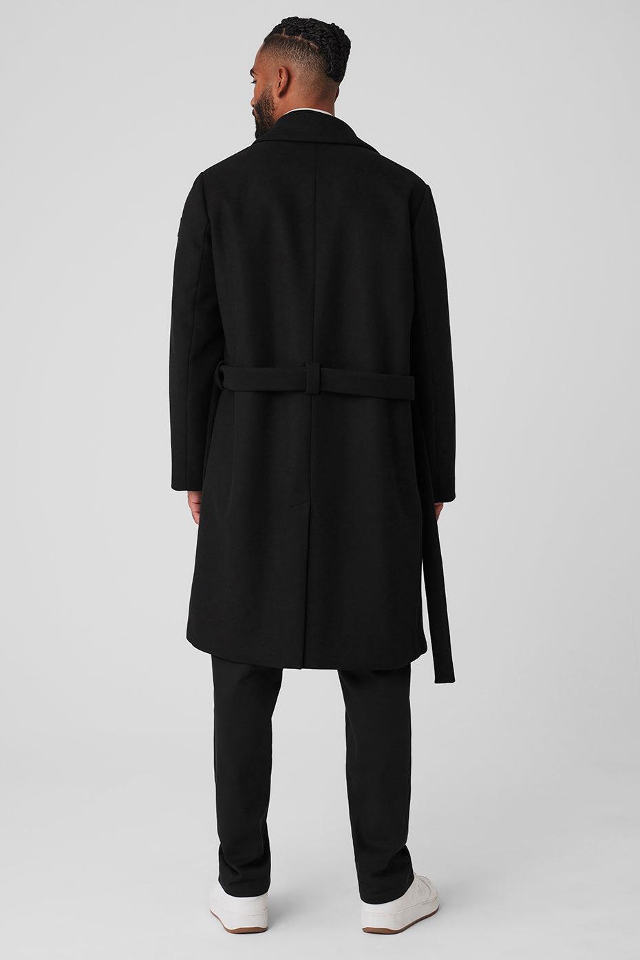 Wool Gameday Overcoat - Black Product Image