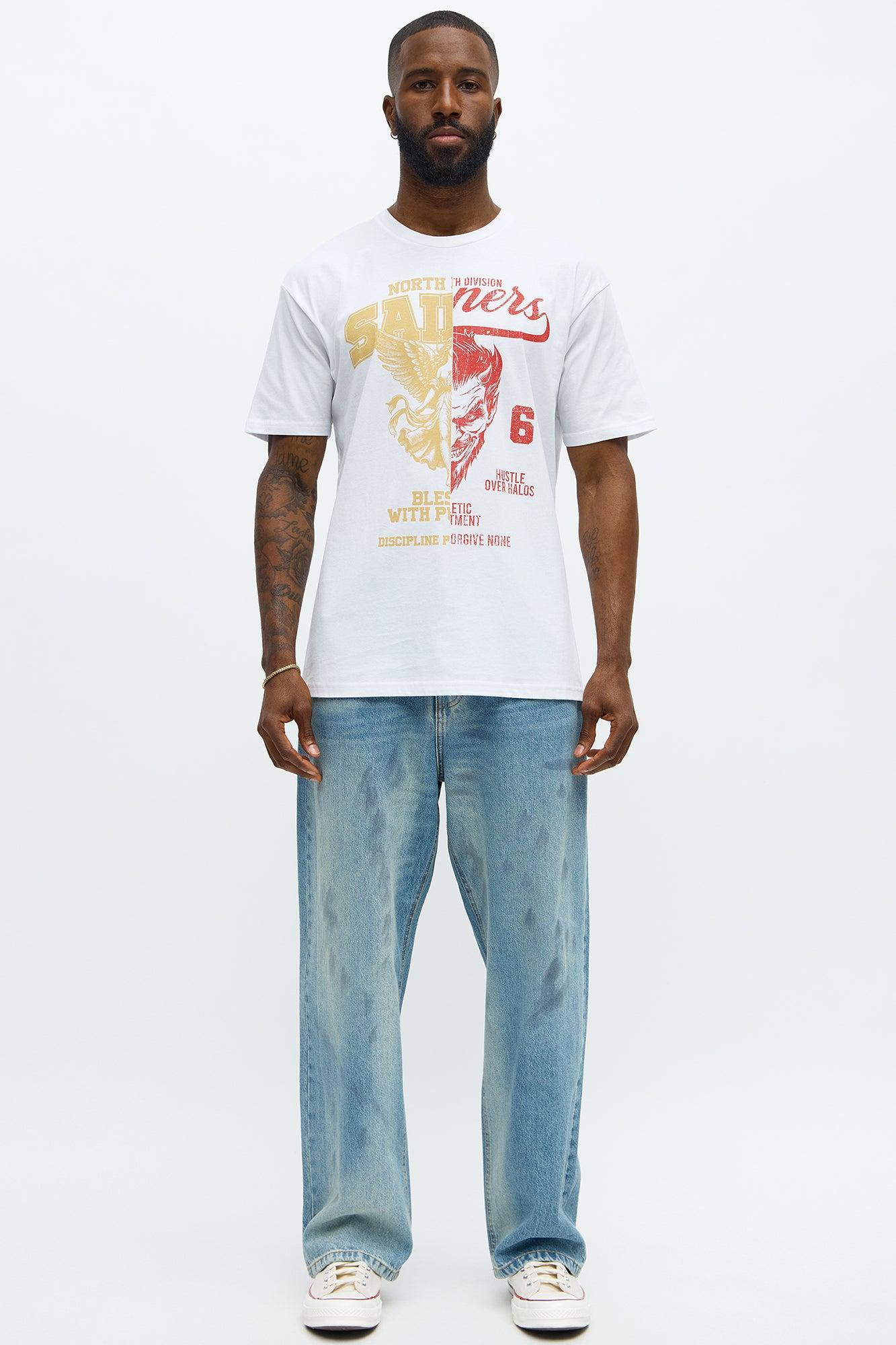 North Division Hustle Halos Short Sleeve Tee - White Product Image