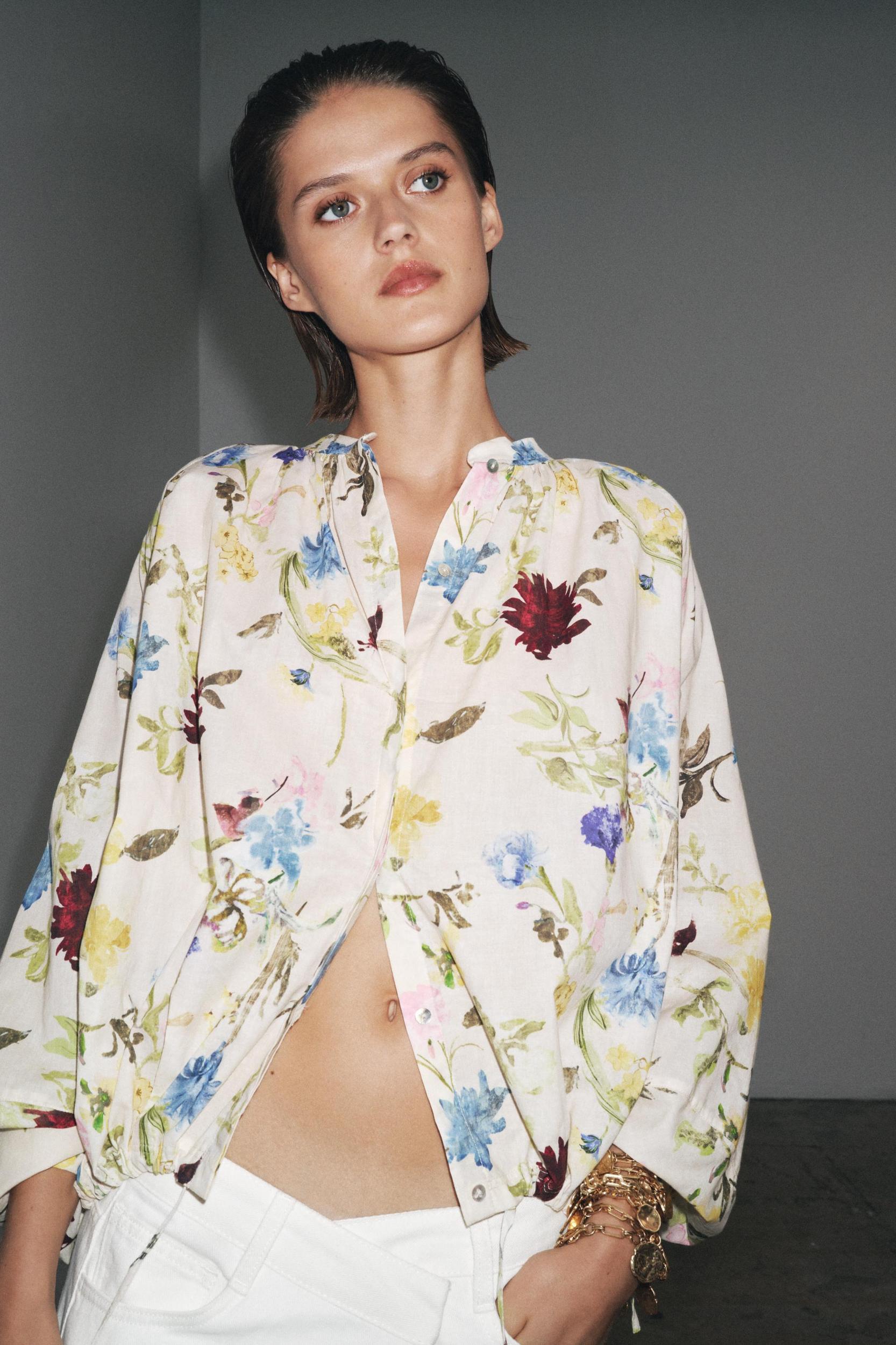 ZW COLLECTION FLORAL PRINT SHIRT Product Image