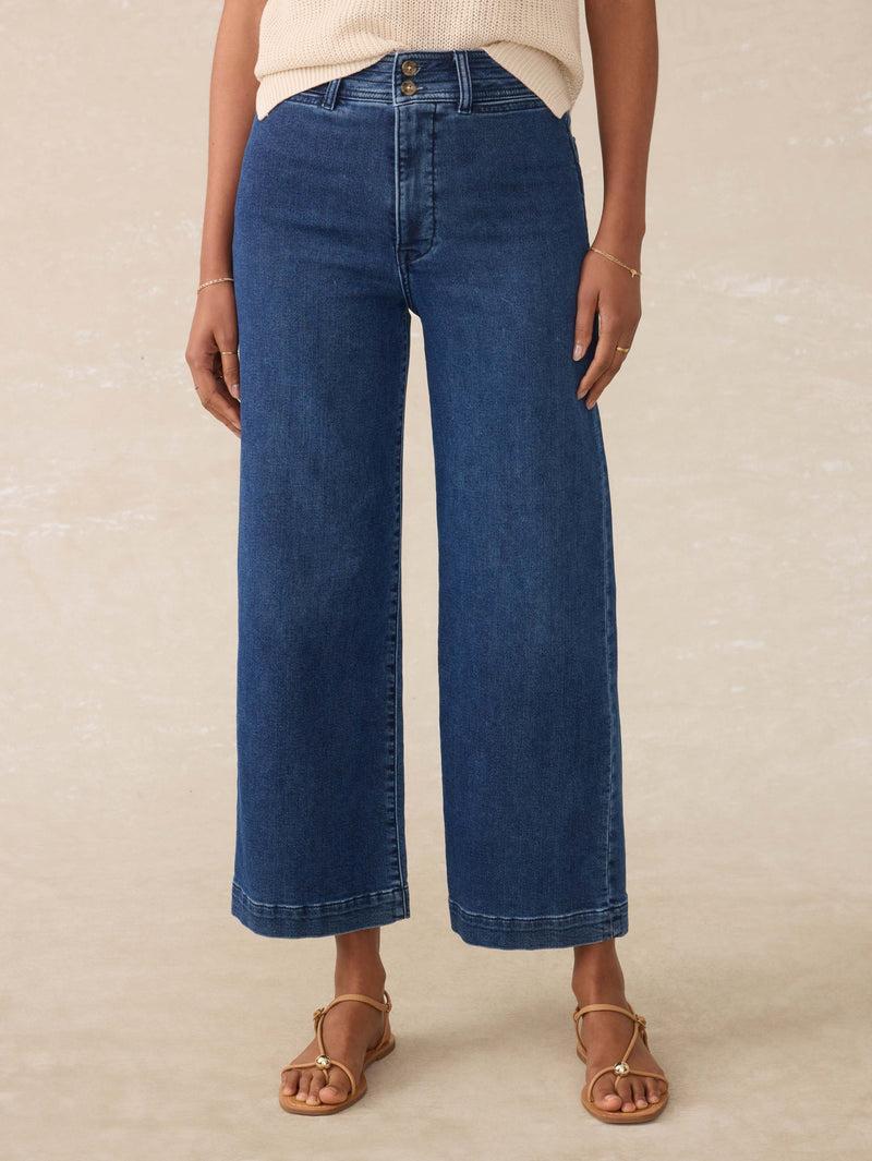 Stretch Terry Harbor Ankle Pant - Creekstone Wash Product Image