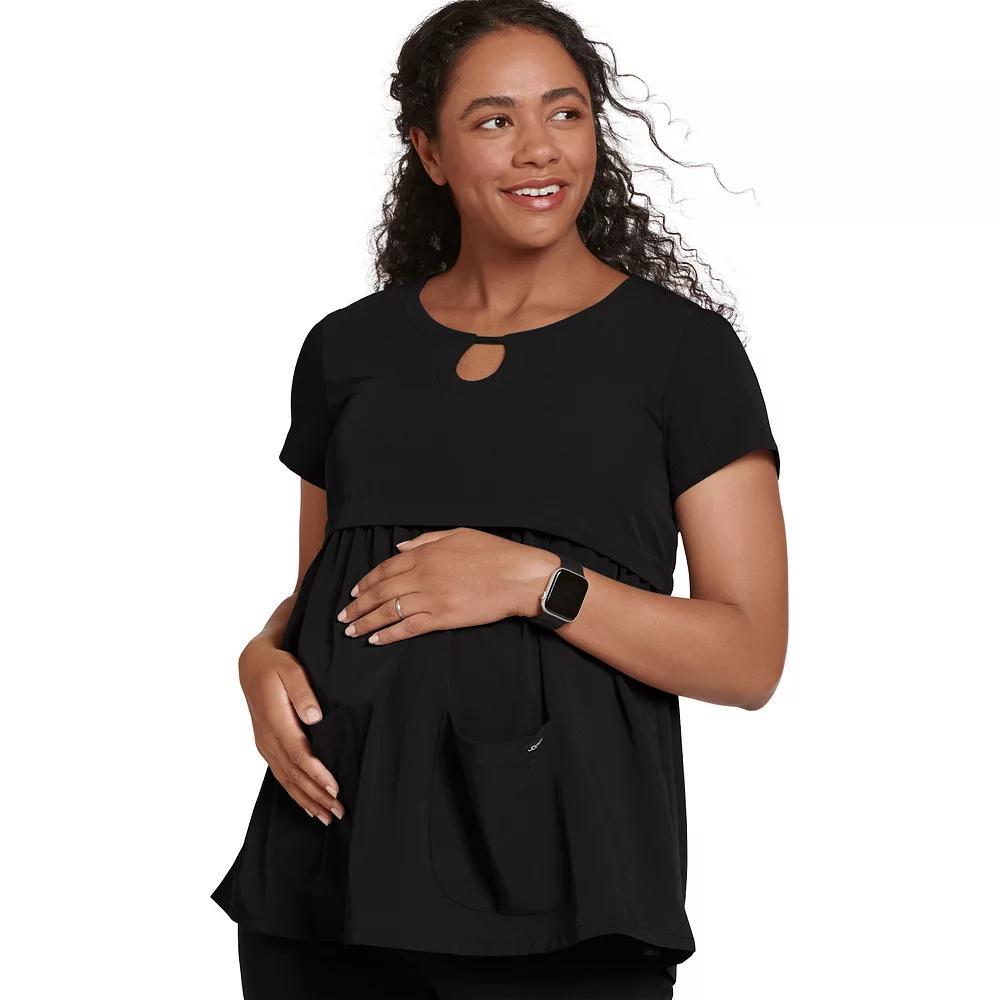 Maternity Jockey Scrubs Empire Waist Top 2461, Womens New Blue Product Image