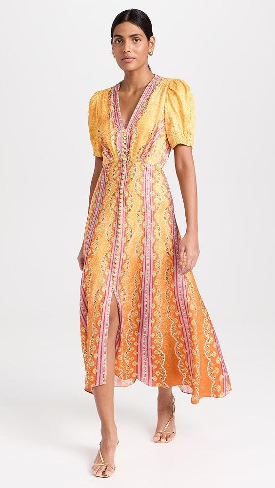 SALONI Lea Long Dress | Shopbop Product Image