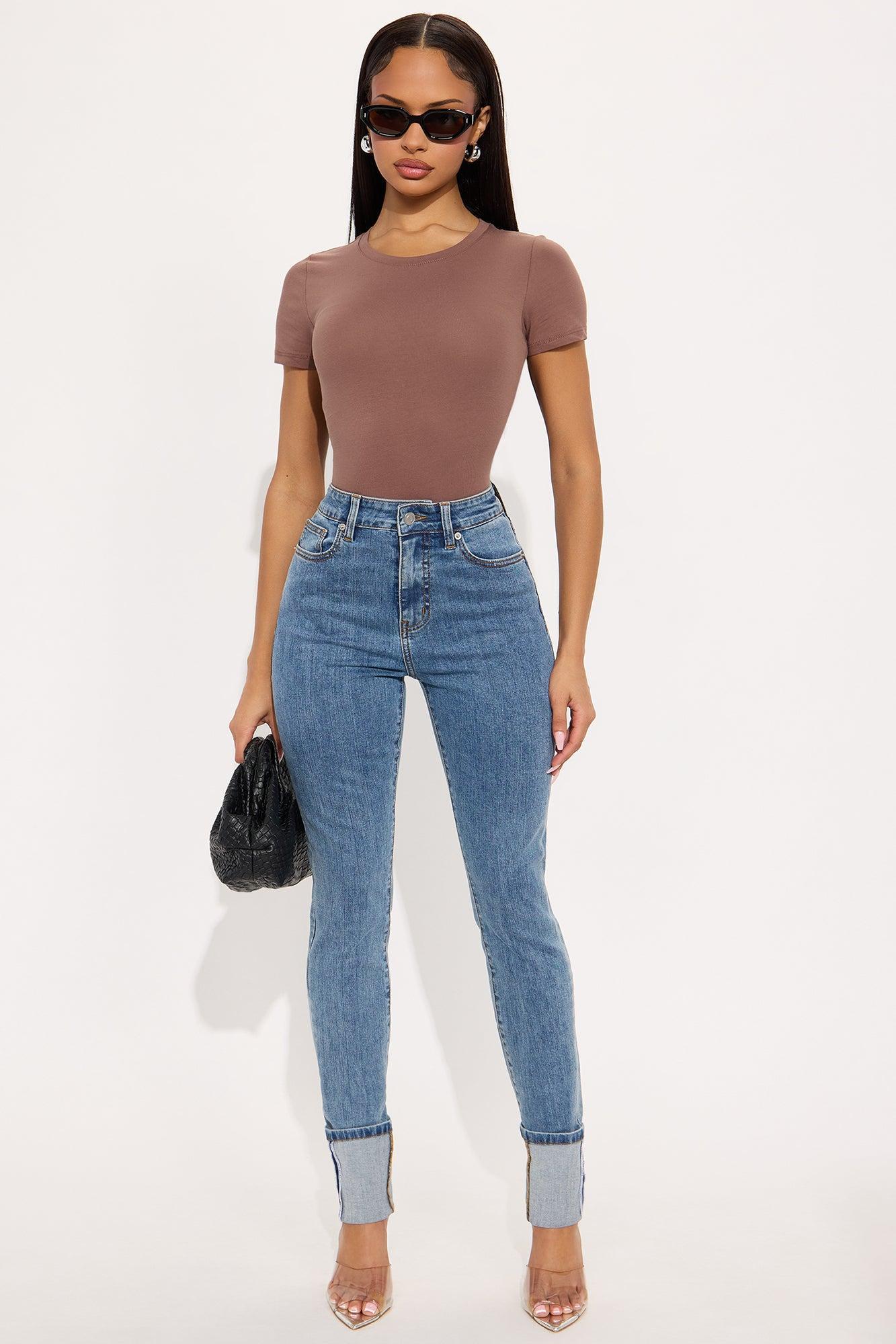 My Everyday Crew Neck Tee - Brown Product Image