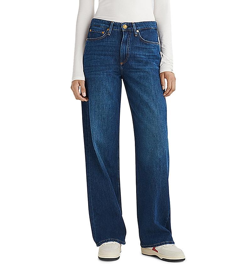 rag & bone Logan High Rise Straight Jeans in Annalise Product Image