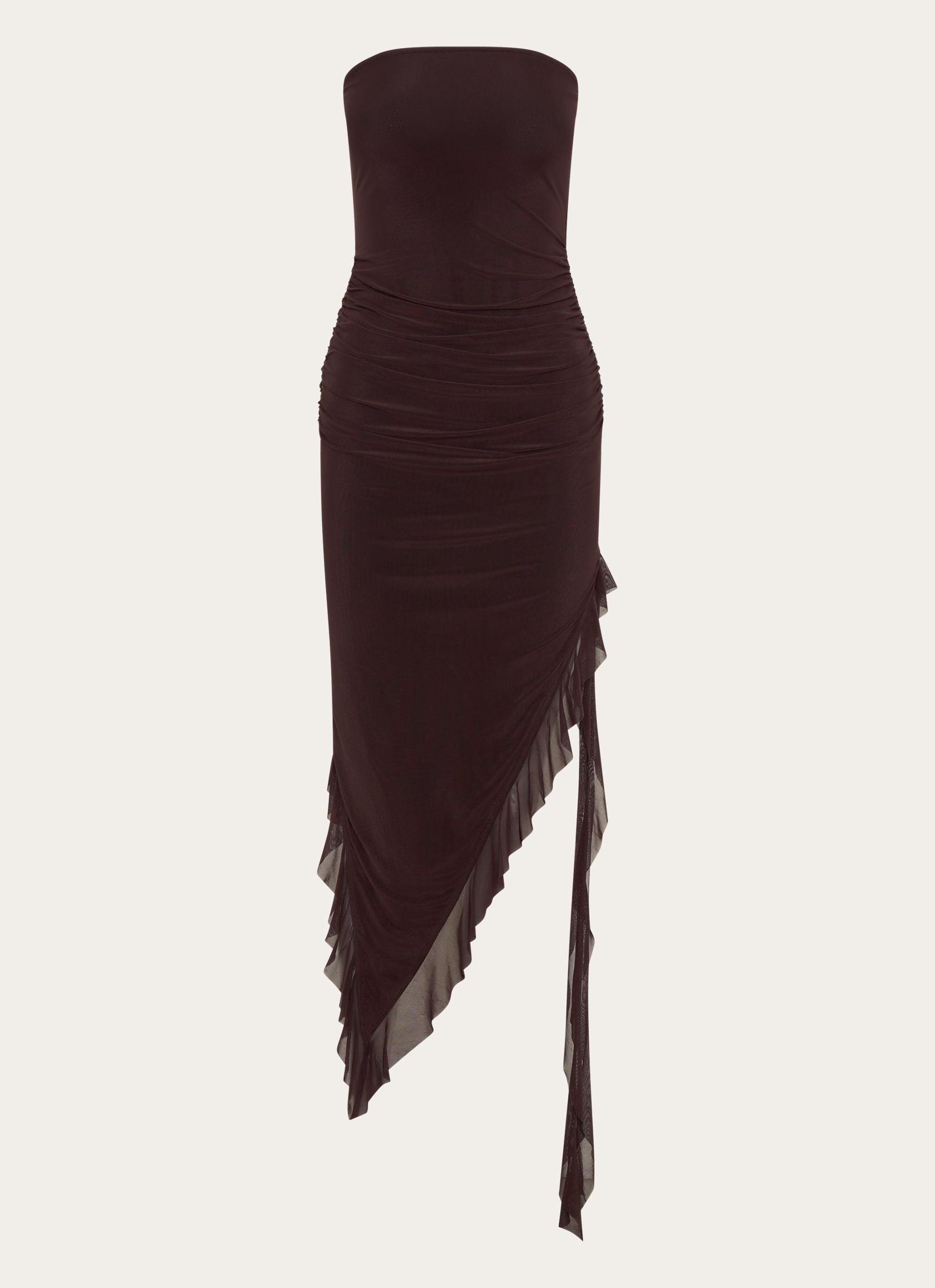 Aoife Midi Dress - Brown Product Image