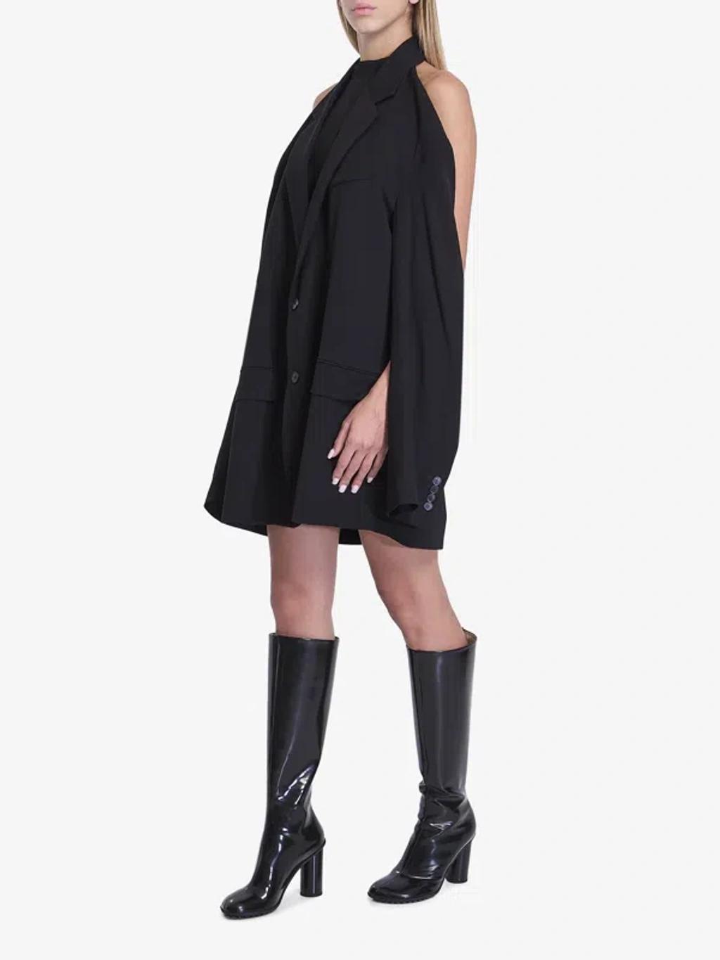 BALENCIAGA Women Suspended Jacket Dress In Black Product Image