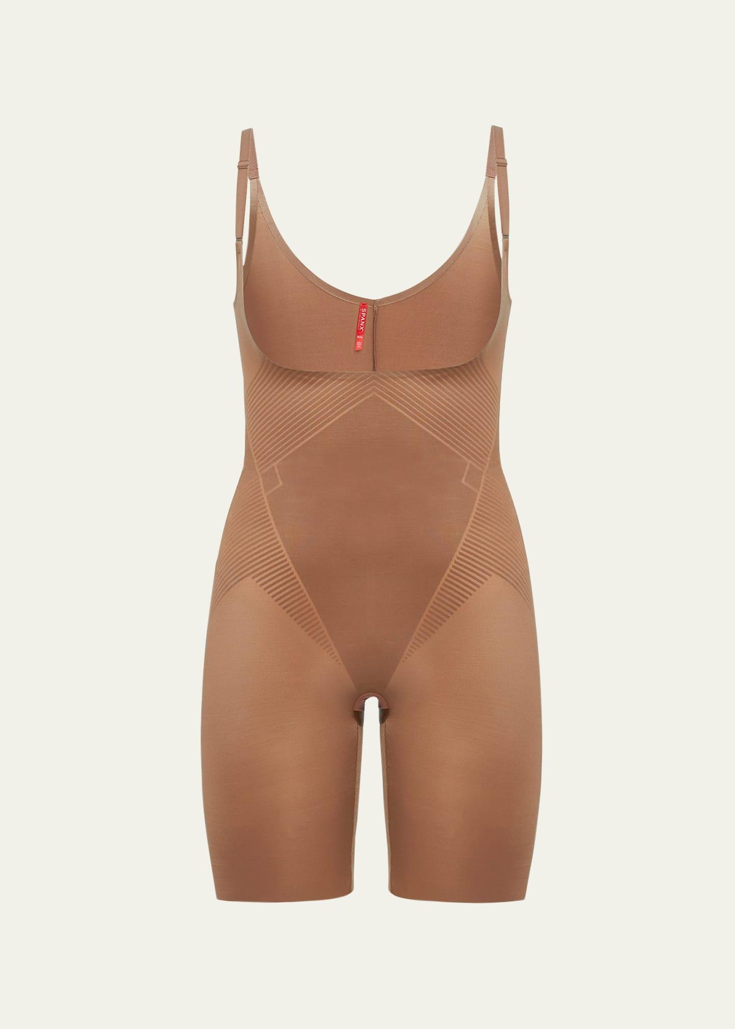 Spanx Thinstincts 2.0 Open Bust Mid Thigh Bodysuit Product Image