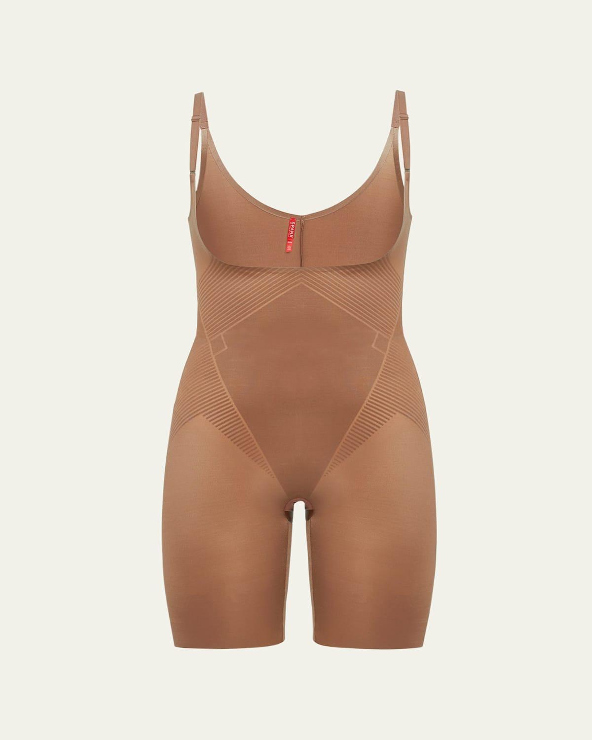Spanx Thinstincts 2.0 Open Bust Mid Thigh Bodysuit Product Image
