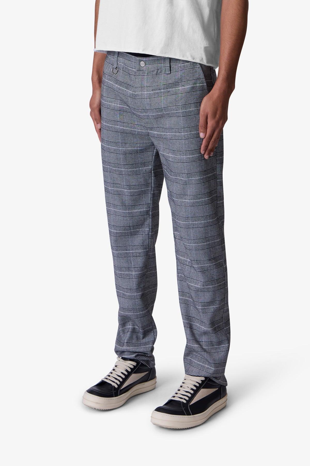 Punk Zip Trouser Pants - Black/Grey Product Image