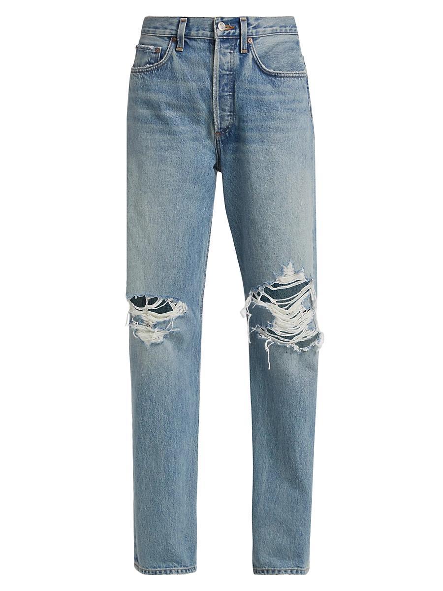 Womens Kelly High-Rise Straight-Leg Jeans Product Image