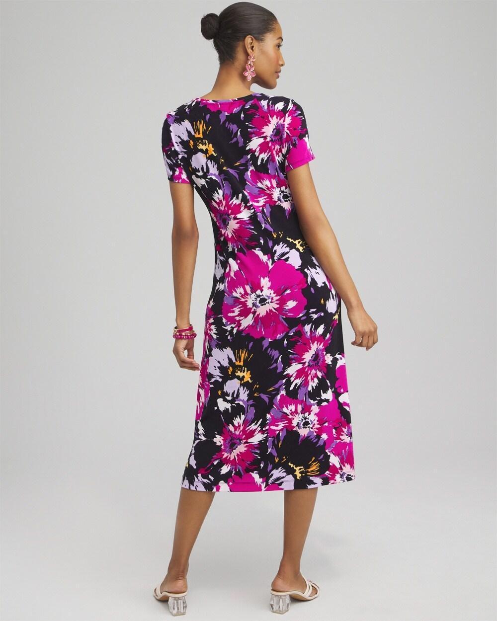 Travelers™ Floral Cap Sleeve Midi Dress Product Image