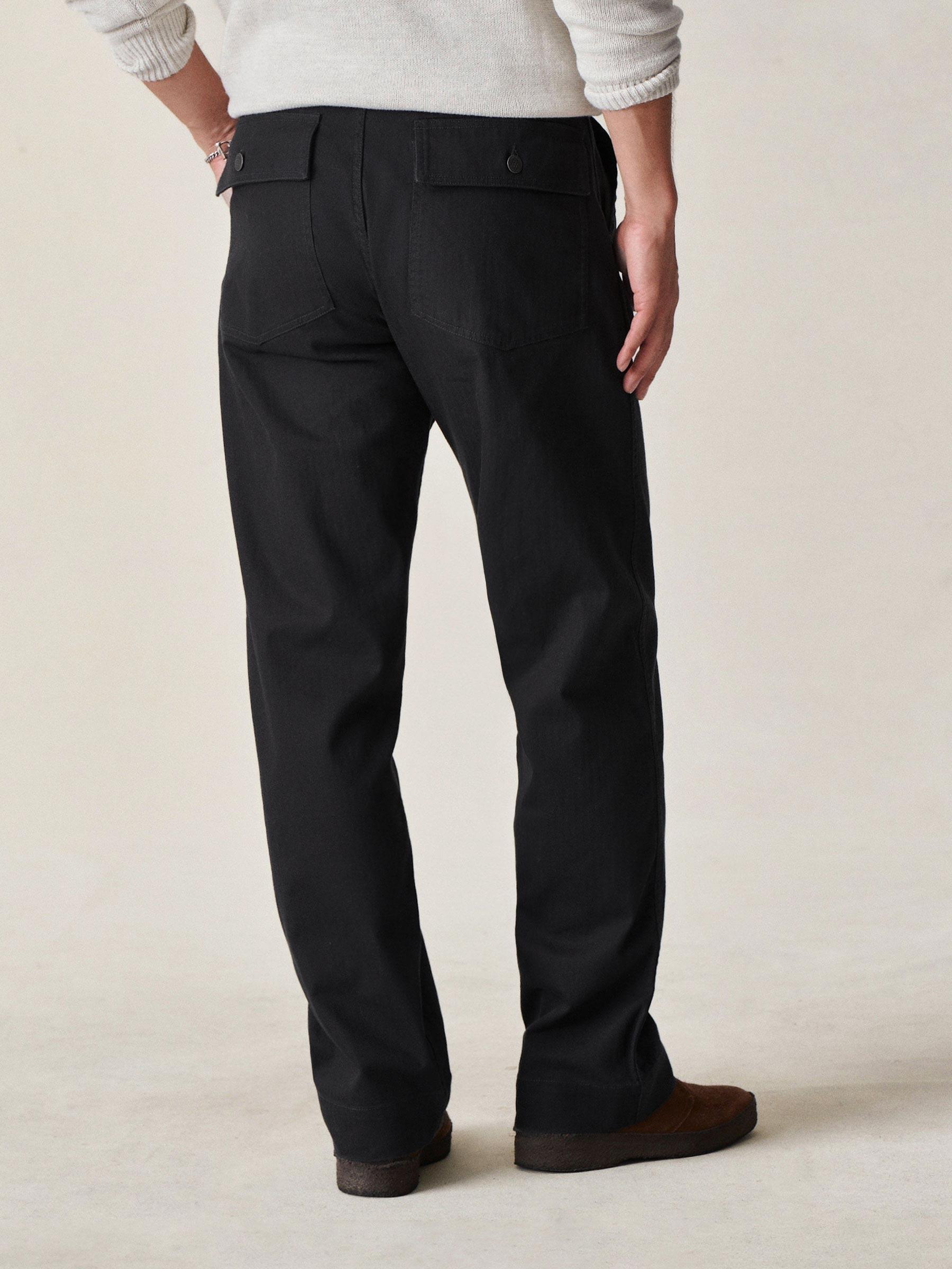 Black Omaha Flyweight HBT Full Saddle Baker Pant Product Image