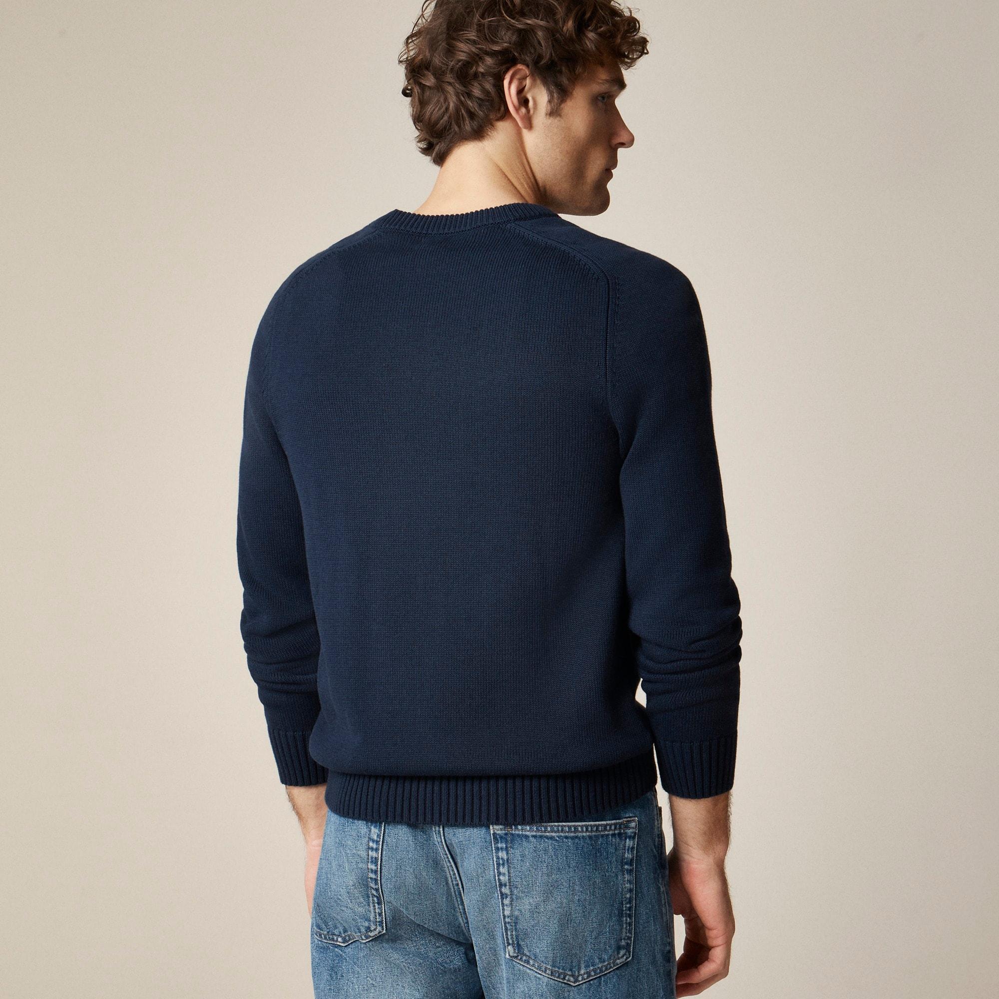 Heritage cotton crewneck sweater Product Image