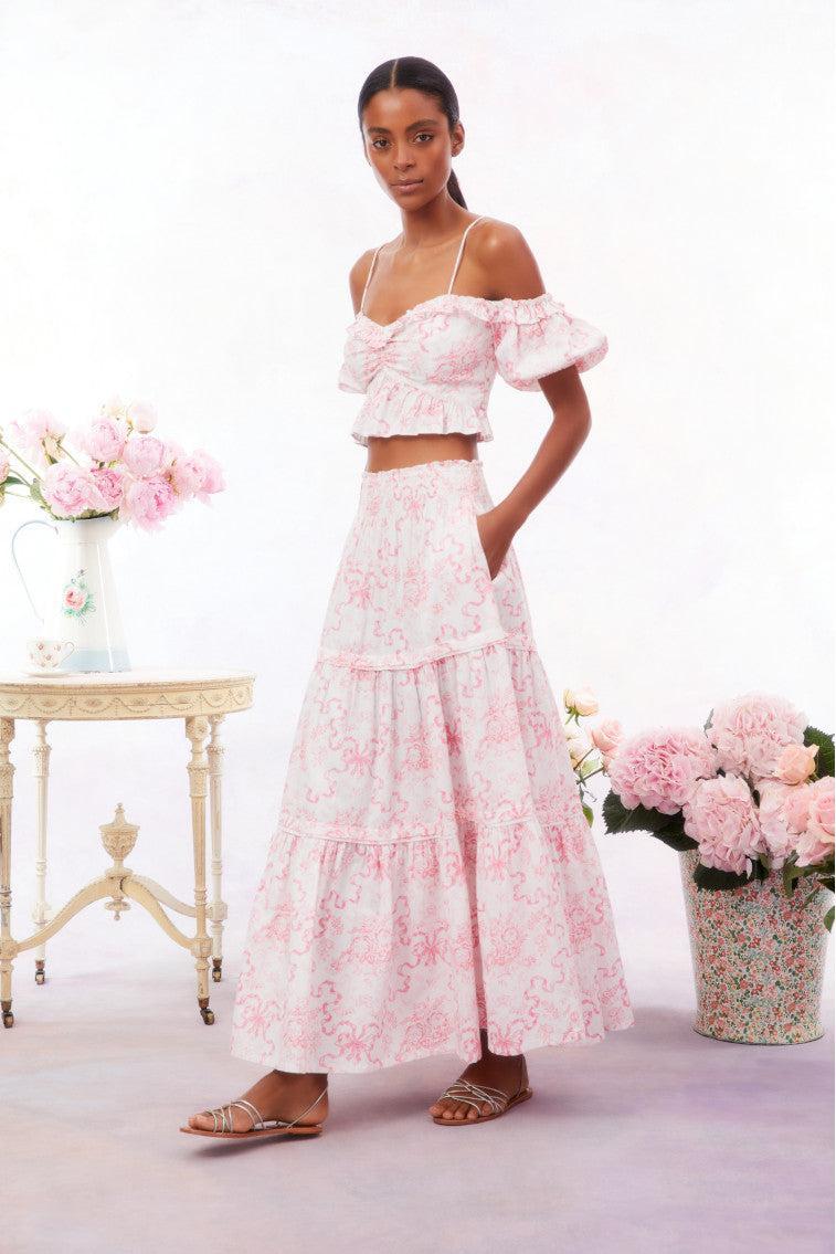 Amille Bow Off-the-Shoulder Top Product Image