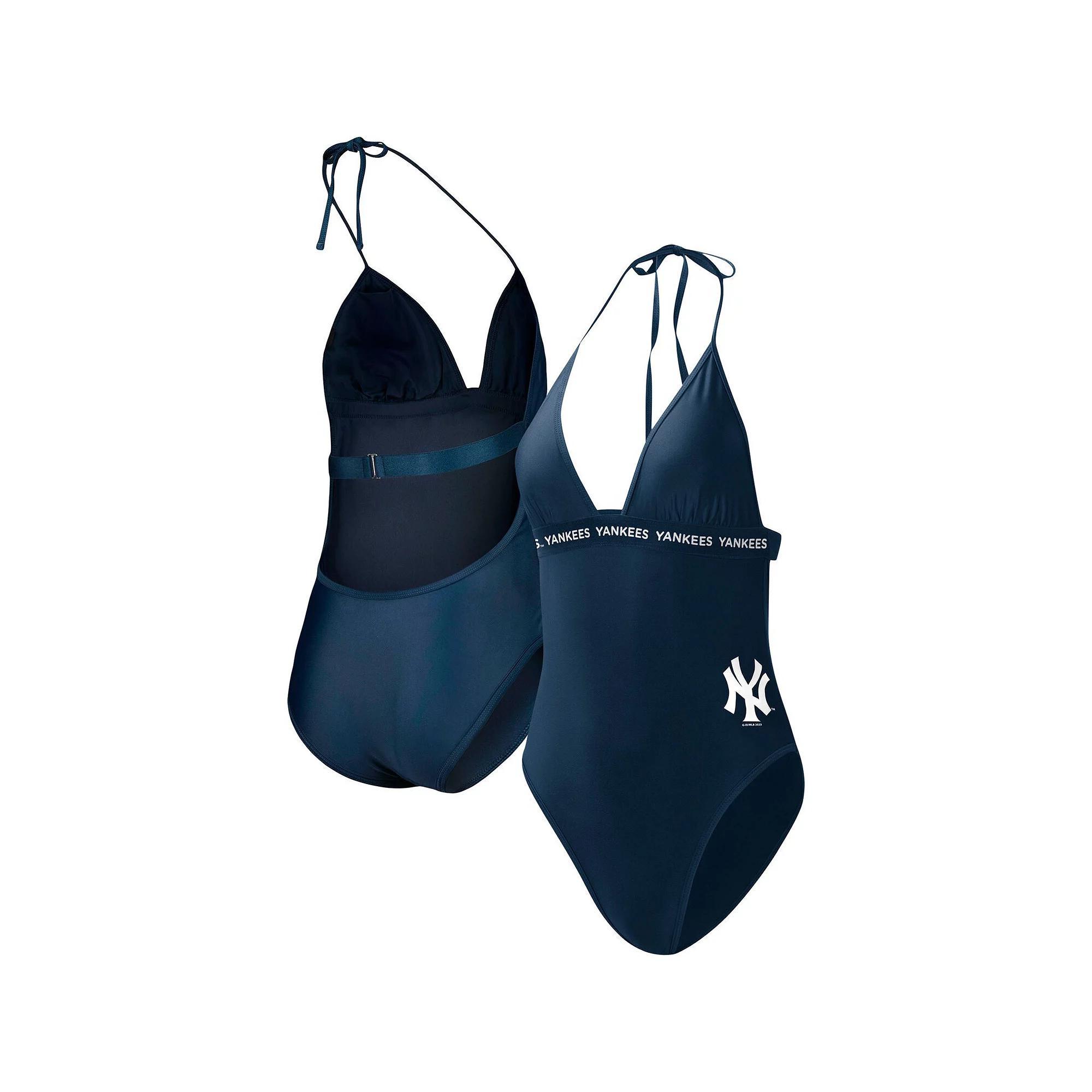 Women's G-III 4Her by Carl Banks Navy Detroit Tigers Full Count One-Piece Swimsuit, Size: 2XL, Blue Product Image