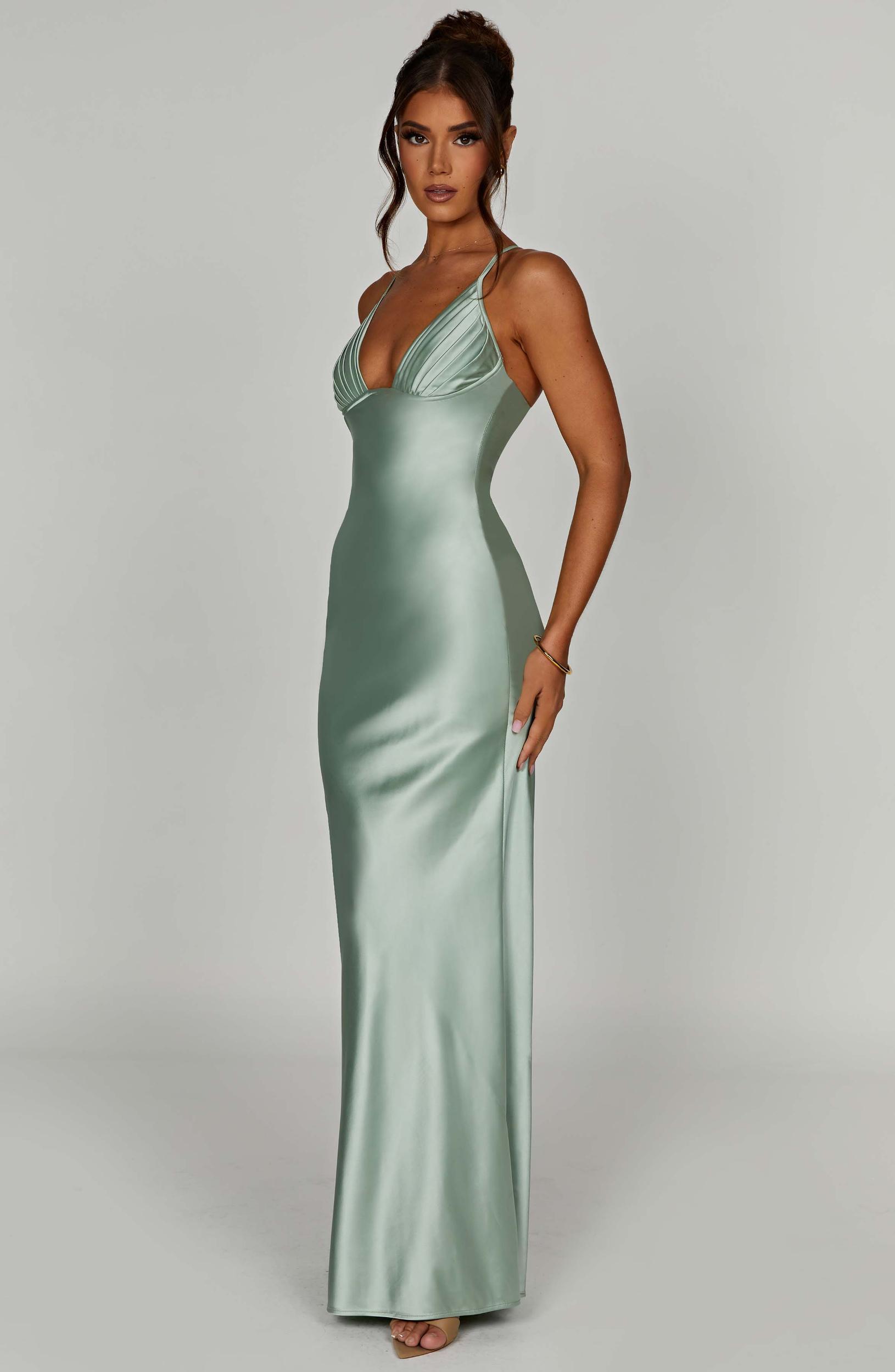 Miriam Maxi Dress - Sage Product Image