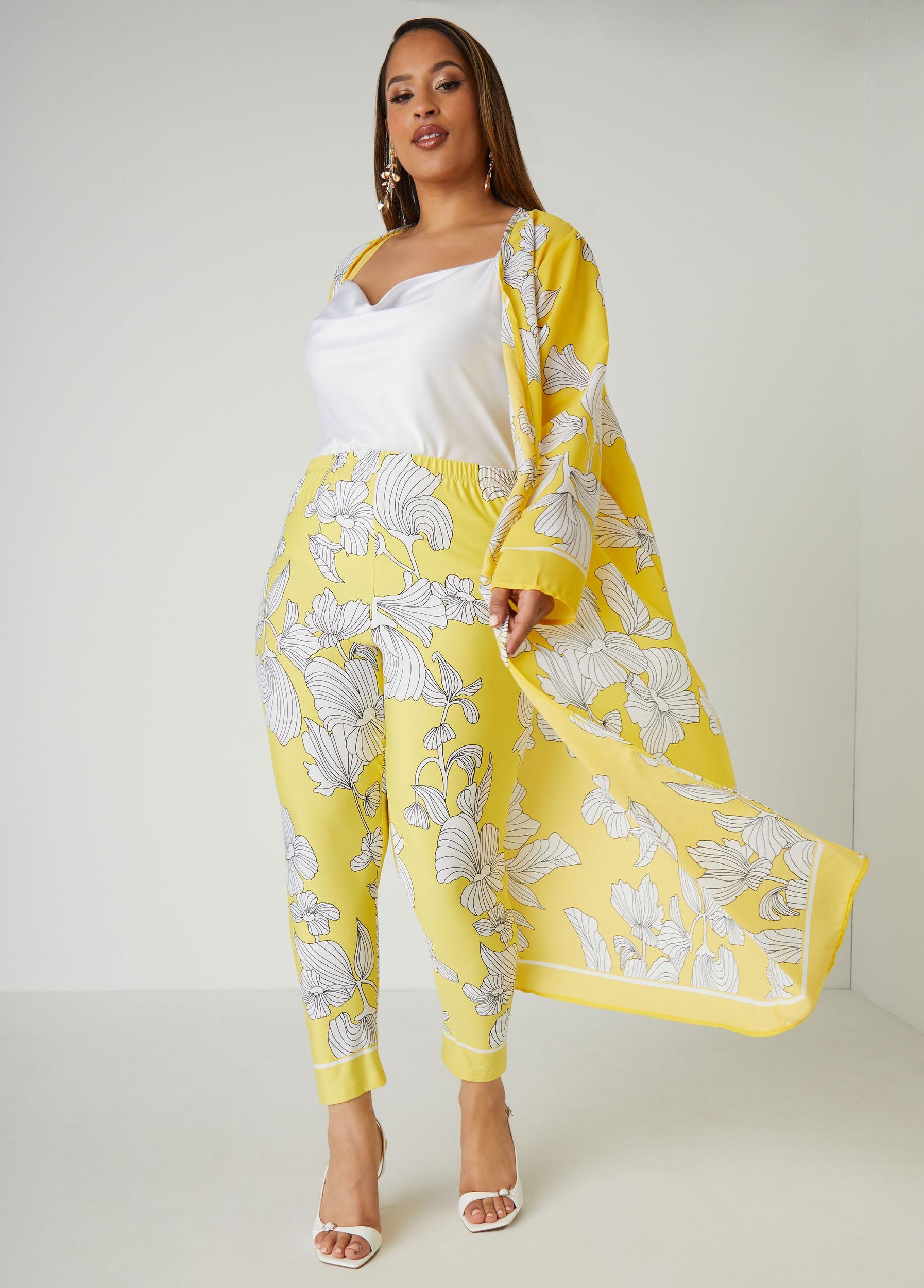 Floral Print High Rise Leggings Product Image