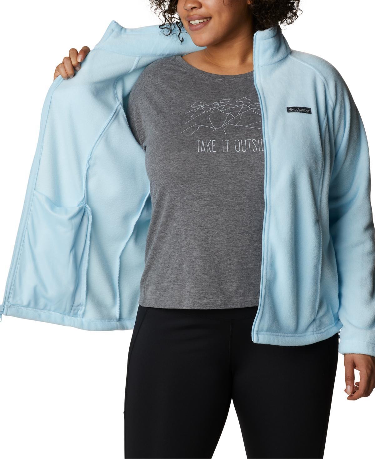 Womens Columbia Benton Springs Zip-Front Fleece Jacket Columbia Blue Product Image