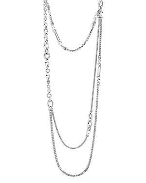 John Hardy Sterling Silver Classic Chain Layered Necklace, 34 Product Image