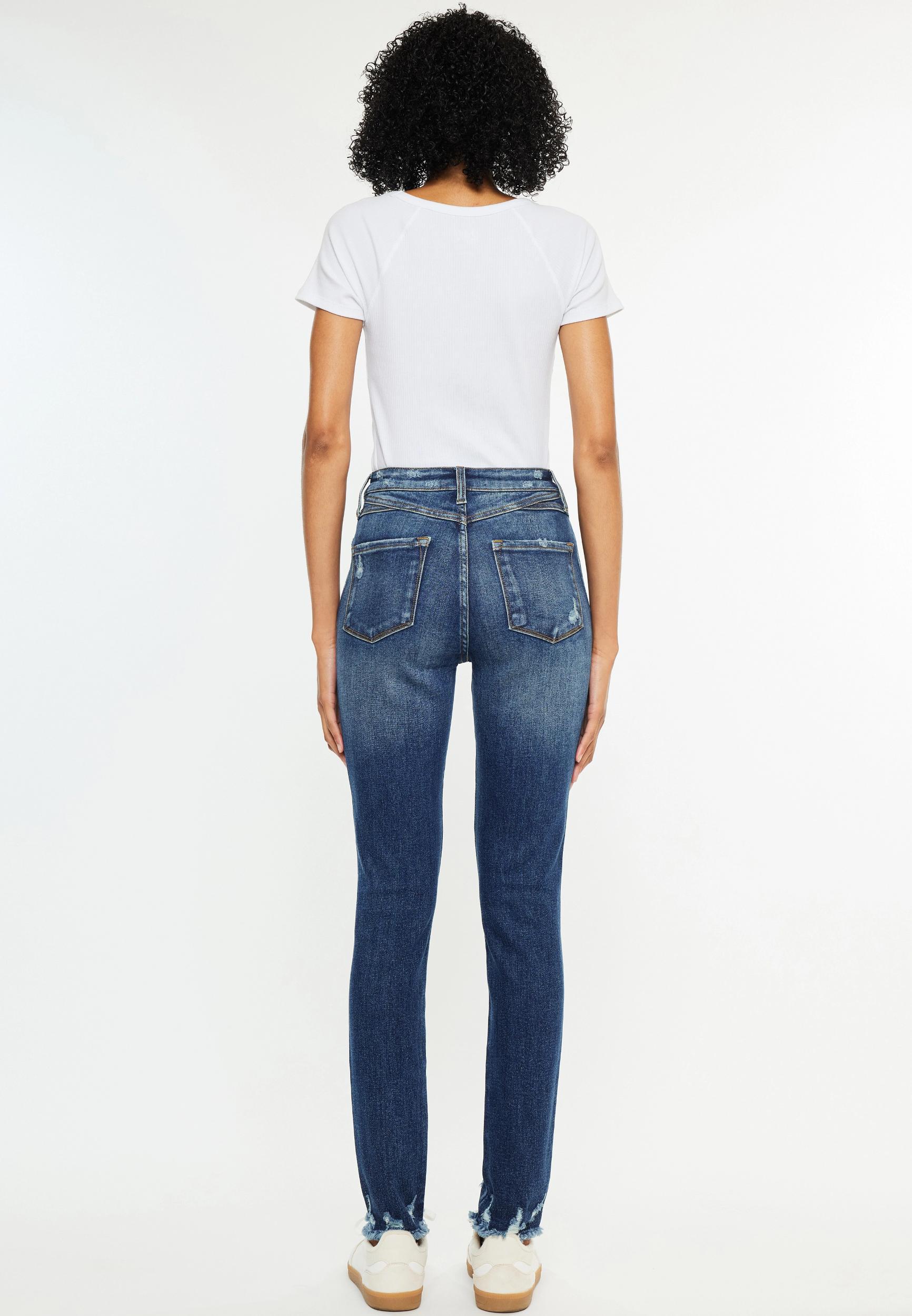 KanCan™ Curvy High Rise Frayed Hem Skinny Jean Product Image