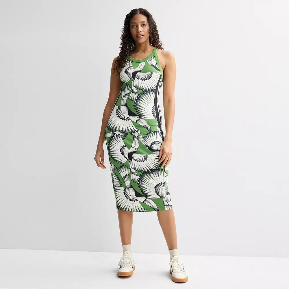 Women's adidas x FARM Premium Sportswear Dress, Size: XS, Ivory White Product Image